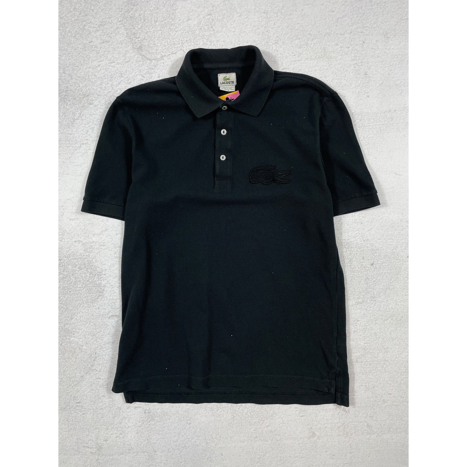 Lacoste Vintage Lacoste Black Regular Polo Shirt - Women's Medium Size M / US 6-8 / IT 42-44 - 1 Thumbnail