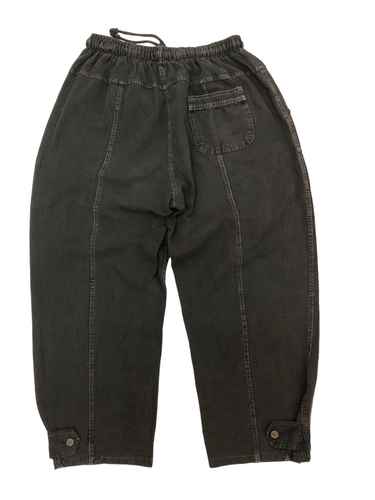 Designer × Japanese Brand 🇯🇵 STYLE WIDE LEG BAGGY BALLOON DRAWSTRING RELAX PANTS Size US 34 / EU 50 - 2 Thumbnail