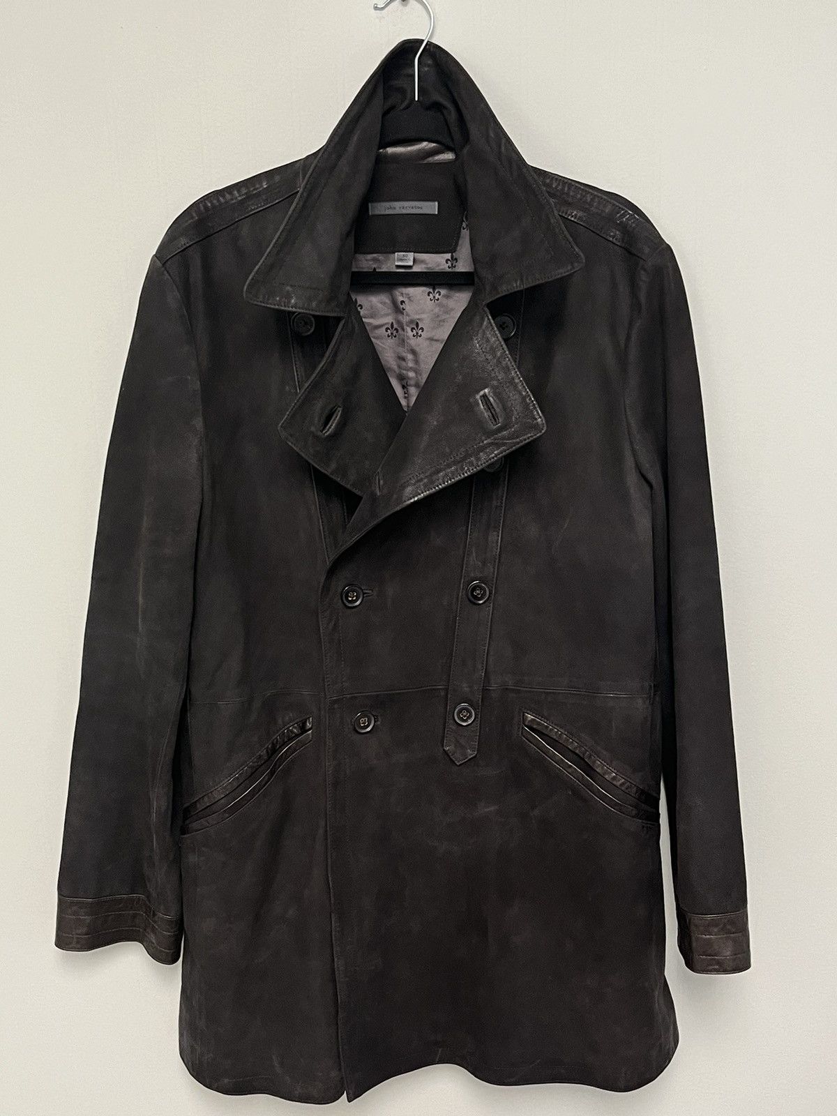 John Varvatos Suede trench coat. 50 Size US M / EU 48-50 / 2 - 13 Thumbnail