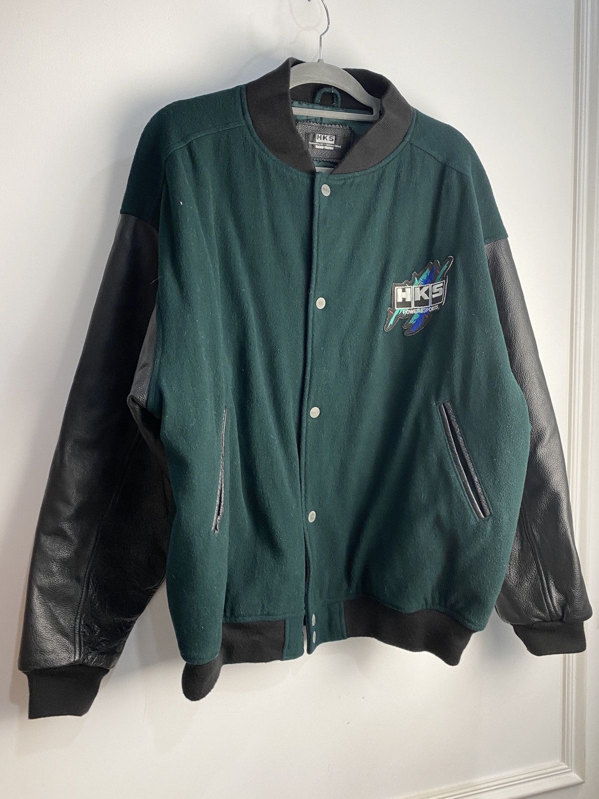 Japanese Brand 90s HKS Motorsport Varsity Jacket Size US L / EU 52-54 / 3 - 4 Thumbnail