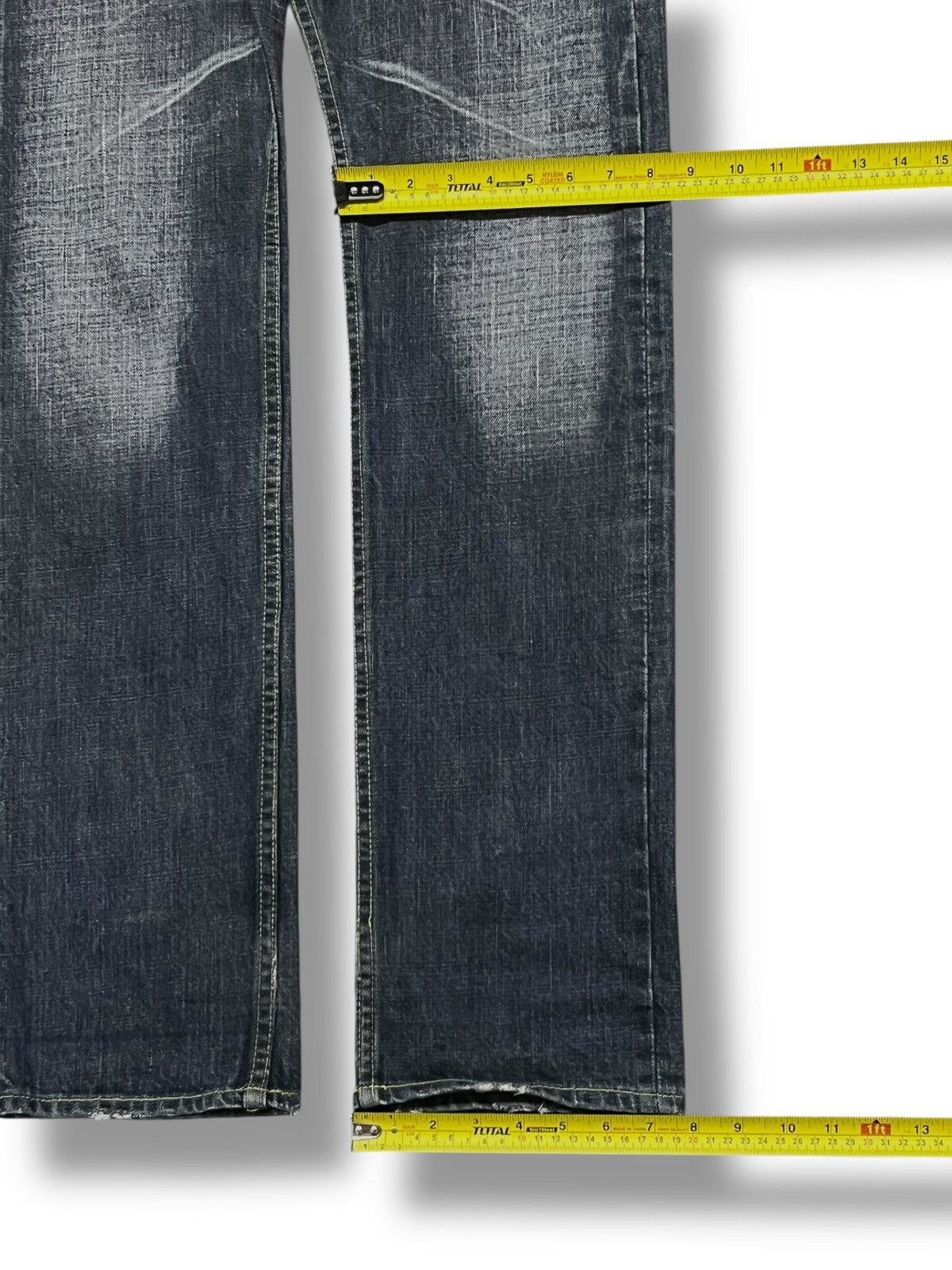 Japanese Brand Vintage 00s Tabloid News Japanese Selvedge Denim W33 Size US 33 - 18 Thumbnail