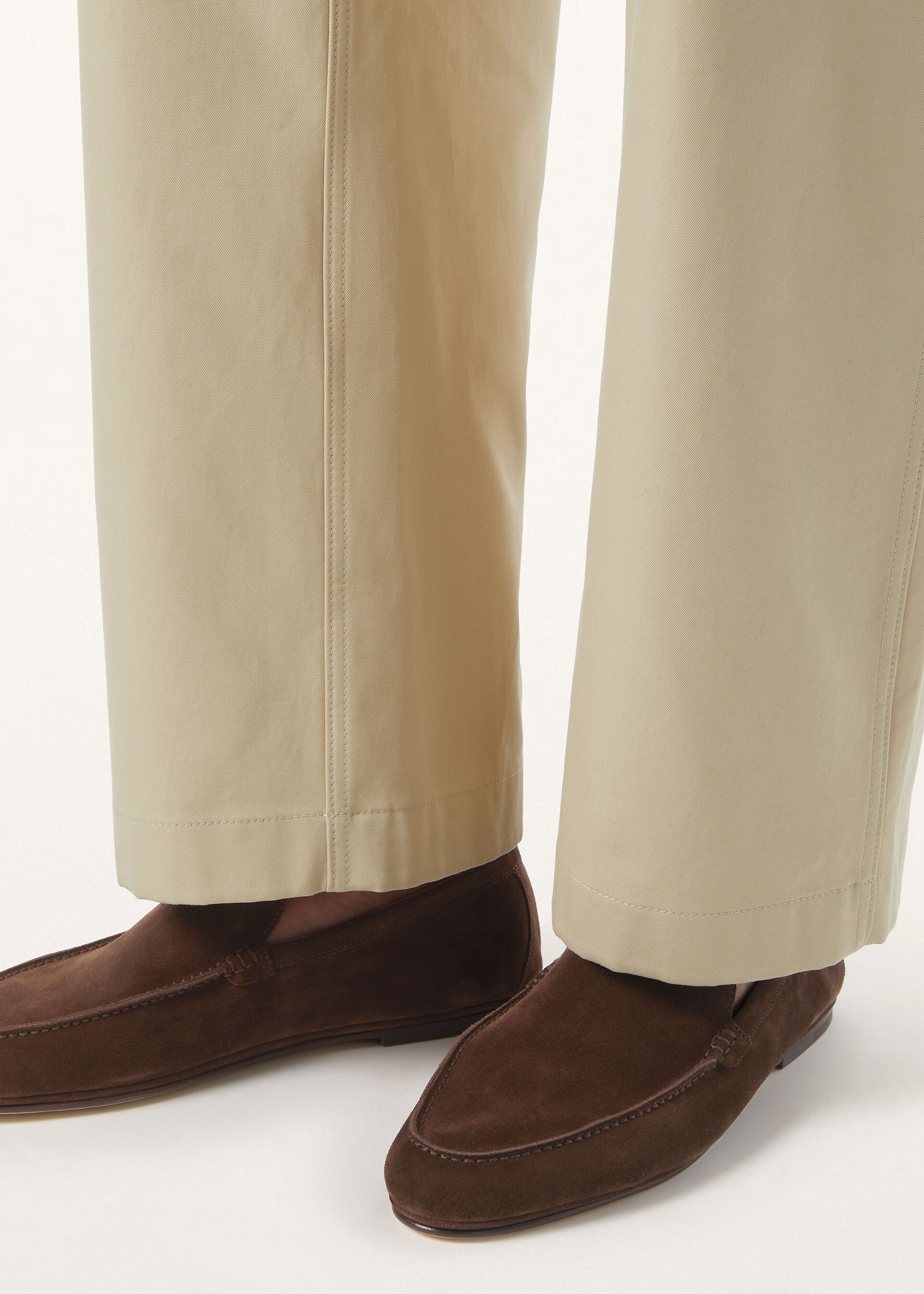 Loro Piana os11x0226 FAQ5514 Summer Anton Loafers in Terra Size US 10 / EU 43 - 2 Thumbnail