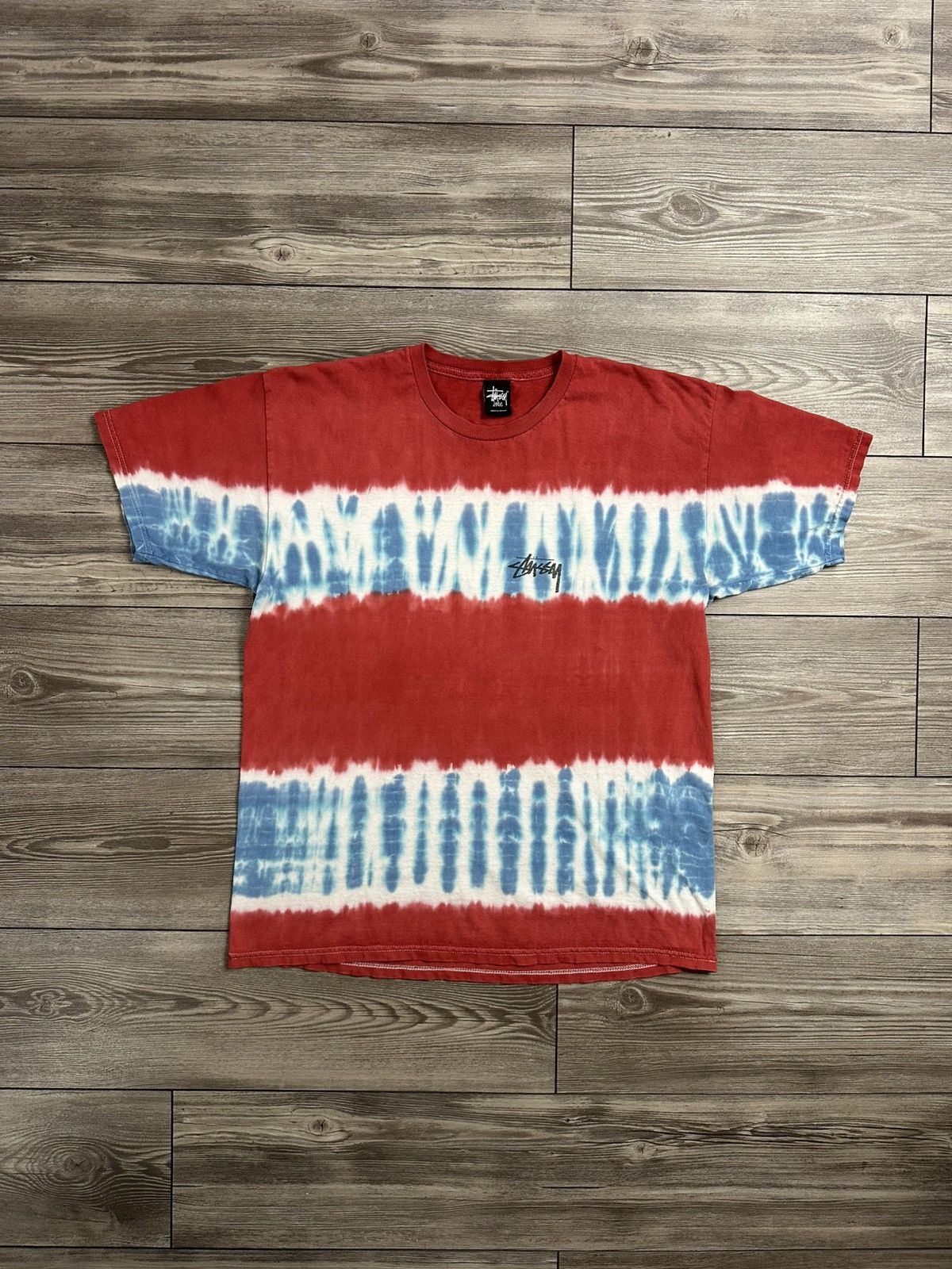 Stussy × Vintage Stussy Rocket Pop Tie Dye T Shirt Size US L / EU 52-54 / 3 - 1 Thumbnail