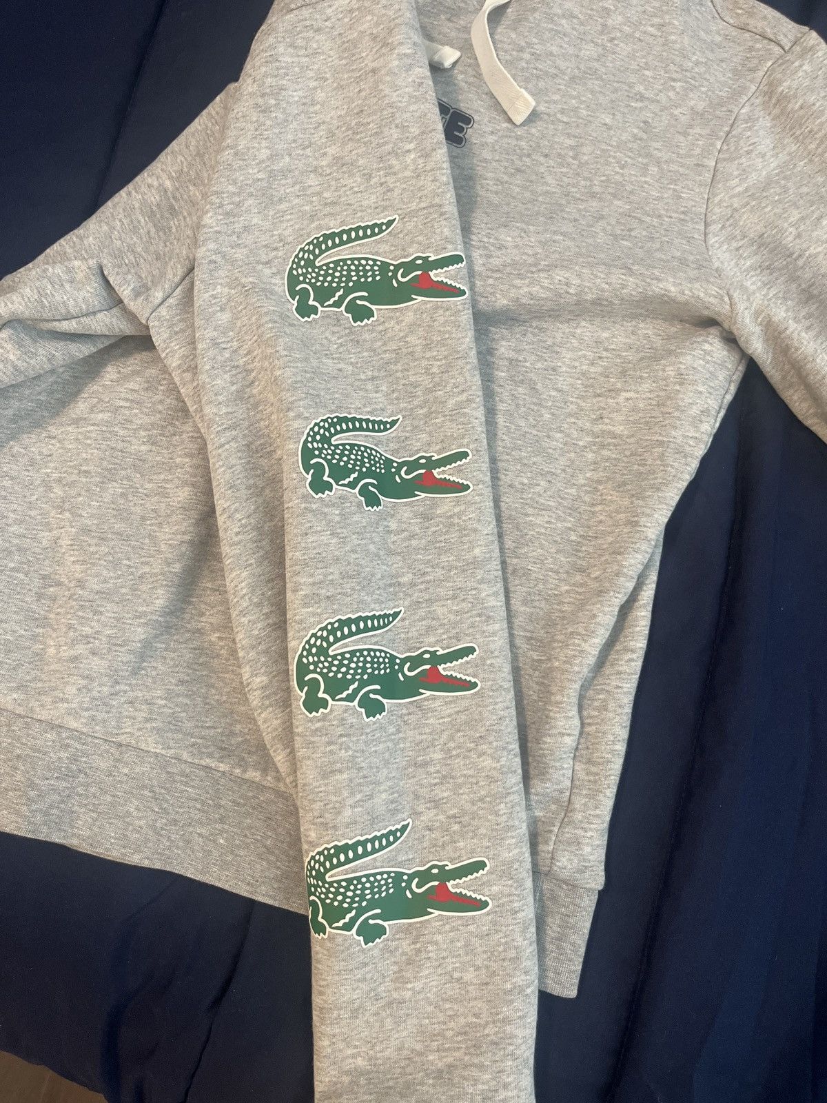 Lacoste Lacoste hoodie grey Size US S / EU 44-46 / 1 - 2 Thumbnail