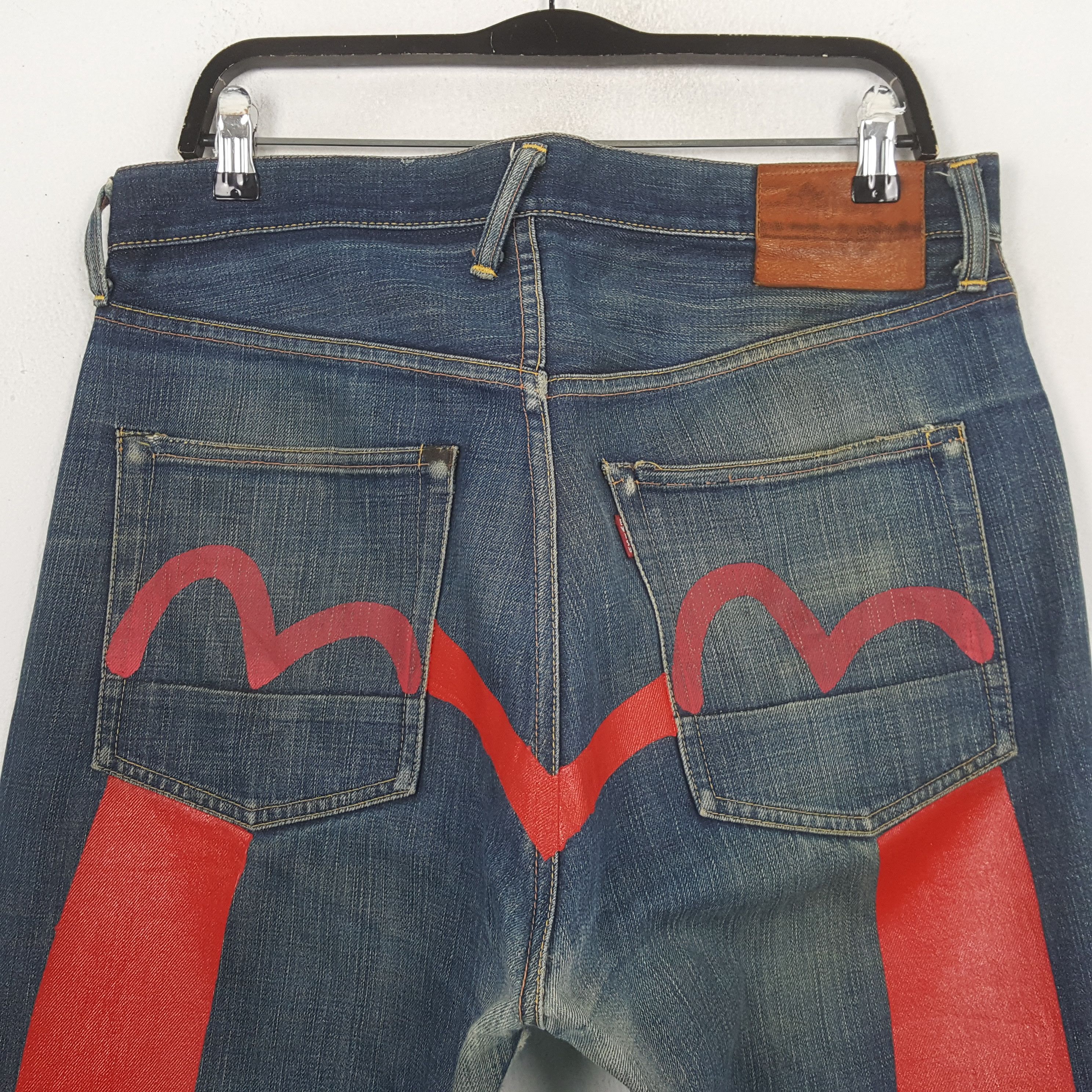 Evisu Evisu Japanese Brand Streetwear Custom Daicock Jeans C297N24 Size US 34 / EU 50 - 2 Thumbnail