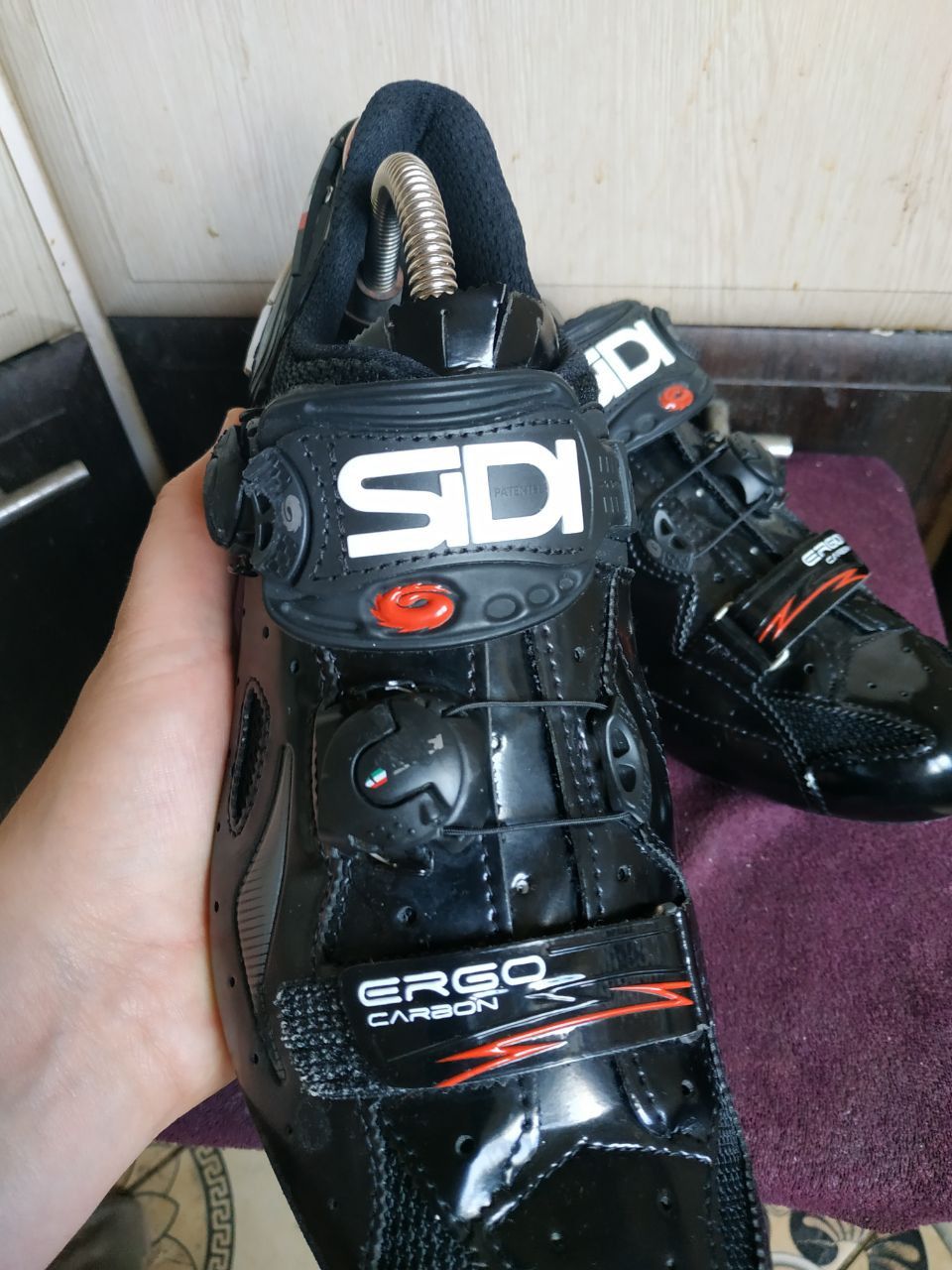 Sidi Sidi Ergo 5 Carbon Road Cycling Shoes Black - EU 44 / US 10 Size US 11 / EU 44 - 15 Thumbnail