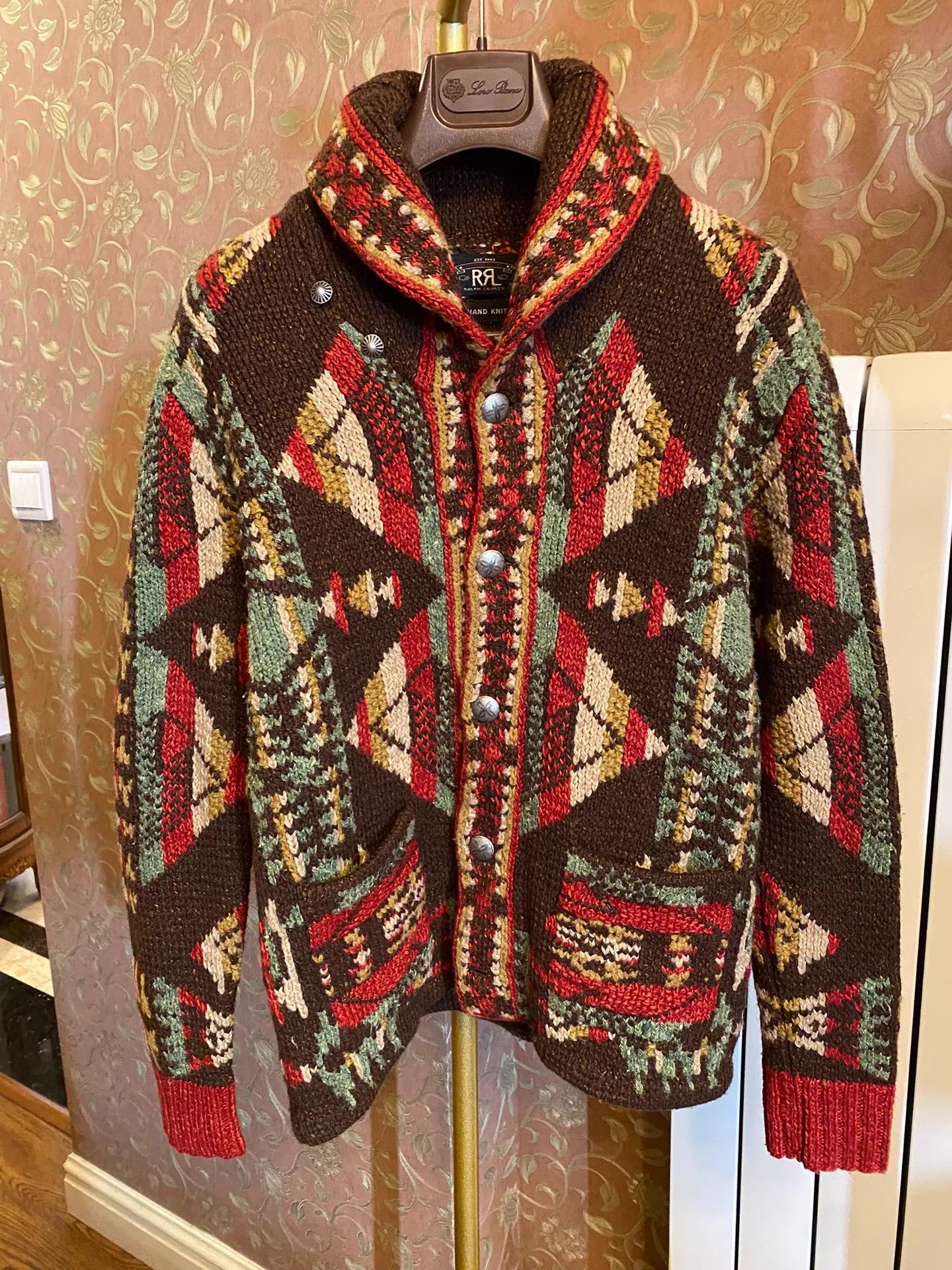 RRL Ralph Lauren RRL Handknit Wool Linen Silk Blend Cardigan NWT S Size US S / EU 44-46 / 1 - 1 Thumbnail