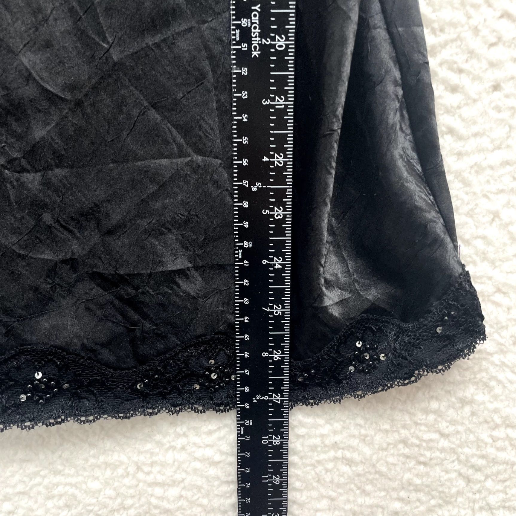 Vintage **VINTAGE LARGE BLACK SATIN GRUNGE NO BOUNDARIES Y2K CAMISOLE SHIRT** User: **VINTAGE LARGE BLACK SATIN GRUNGE CAMISOLE SHIRT** Size L / US 10 / IT 46 - 6 Thumbnail
