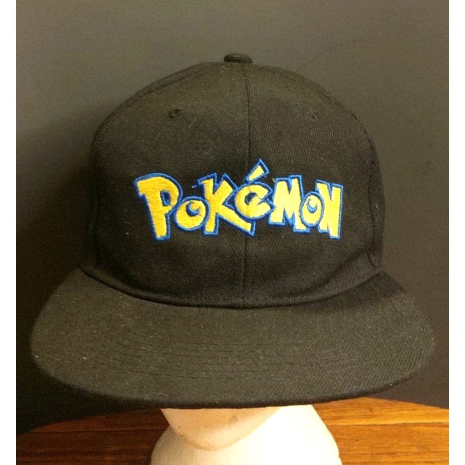 Greats Pokemon Hat Baseball Cap Black Heavy Cotton Snapback Unisex Adults Adjustable Size ONE SIZE - 2 Thumbnail