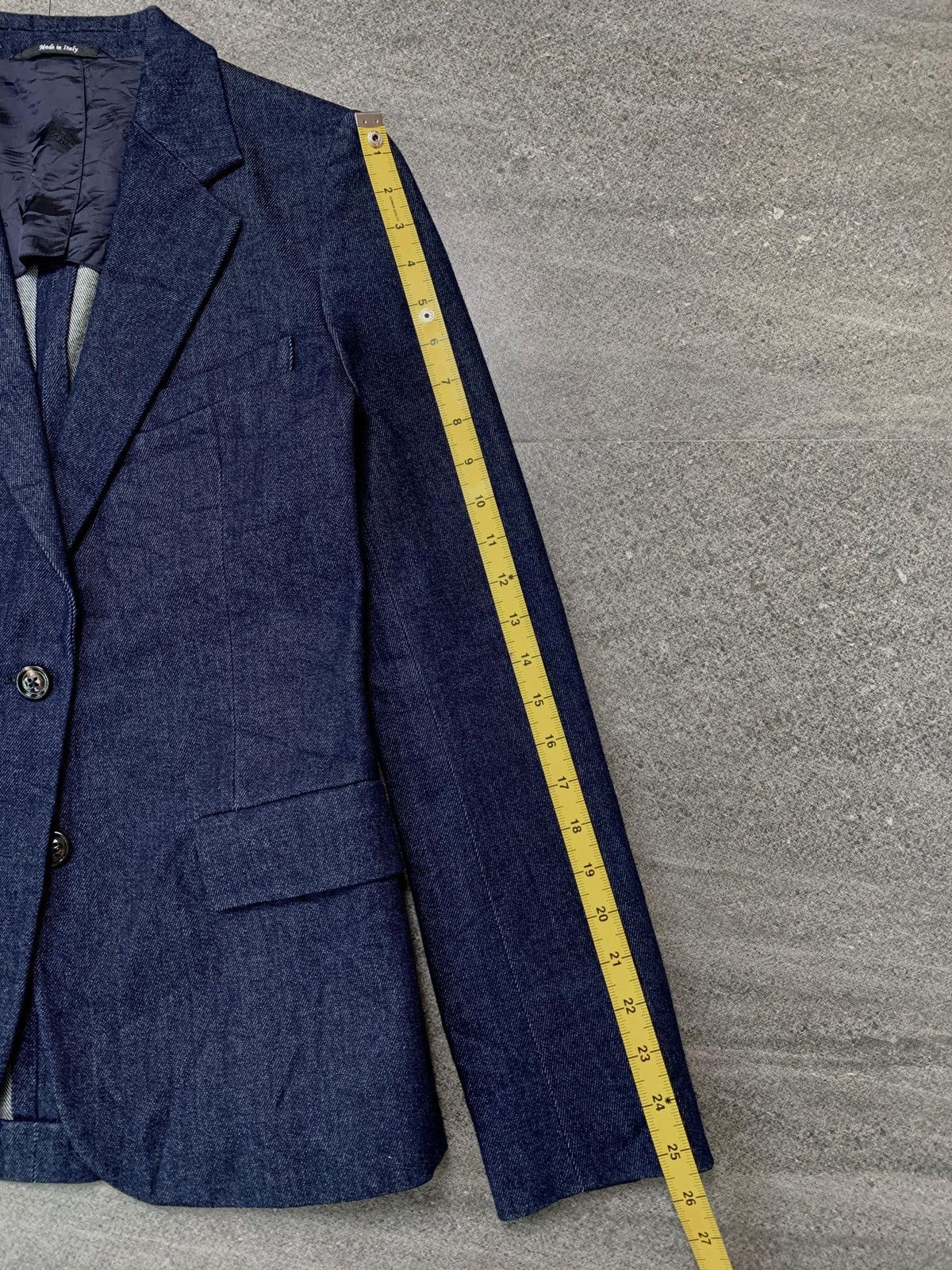 Maison Margiela FREE TAX! Line 4 Indigo Denim Blazer Jacket Size US S / EU 44-46 / 1 - 14 Thumbnail