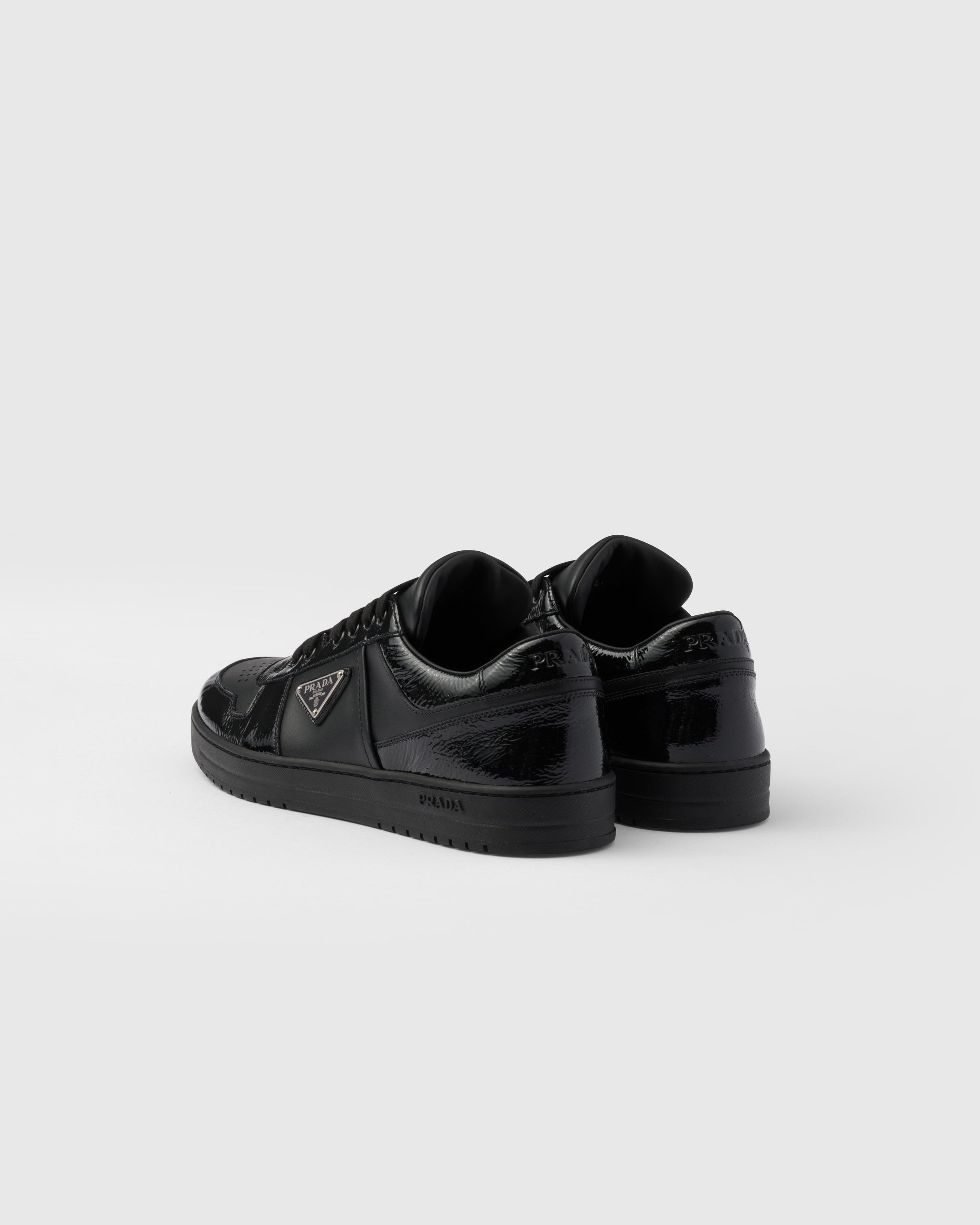 Prada o1la1rc1a0925 Downtown Leather Sneakers in Black Size US 8 / EU 41 - 4 Thumbnail