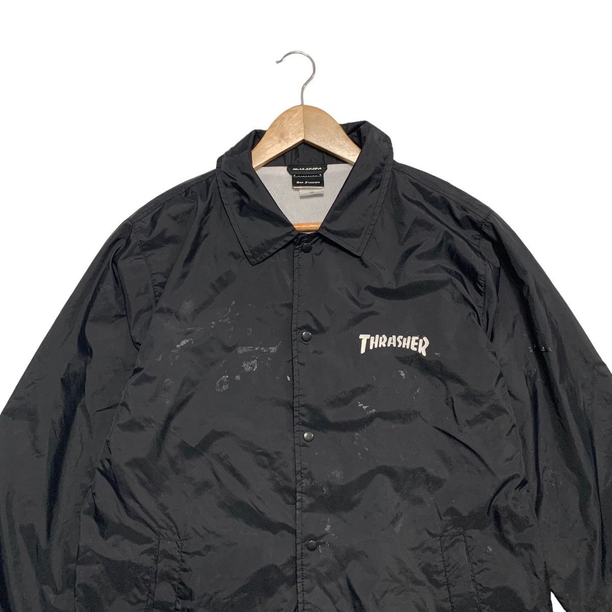 Thrasher Thrasher Skateboard Magazine Big Logo Nylon Jacket Size US M / EU 48-50 / 2 - 9 Thumbnail