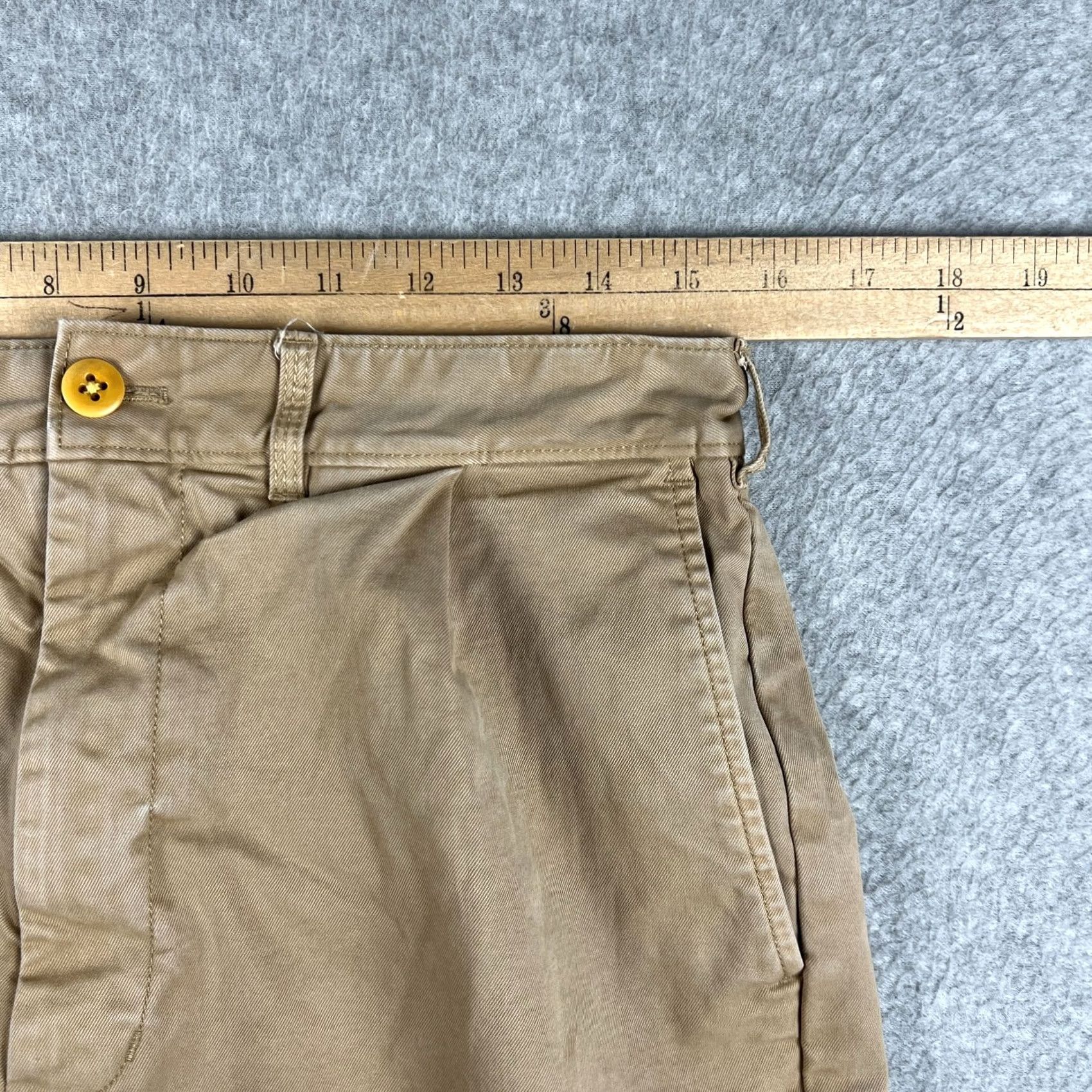 Alex Mill Alex Mill Pants Pleated Chino Cuffed Stretch 30x28 Mens Beige Cotton Size US 30 / EU 46 - 5 Thumbnail