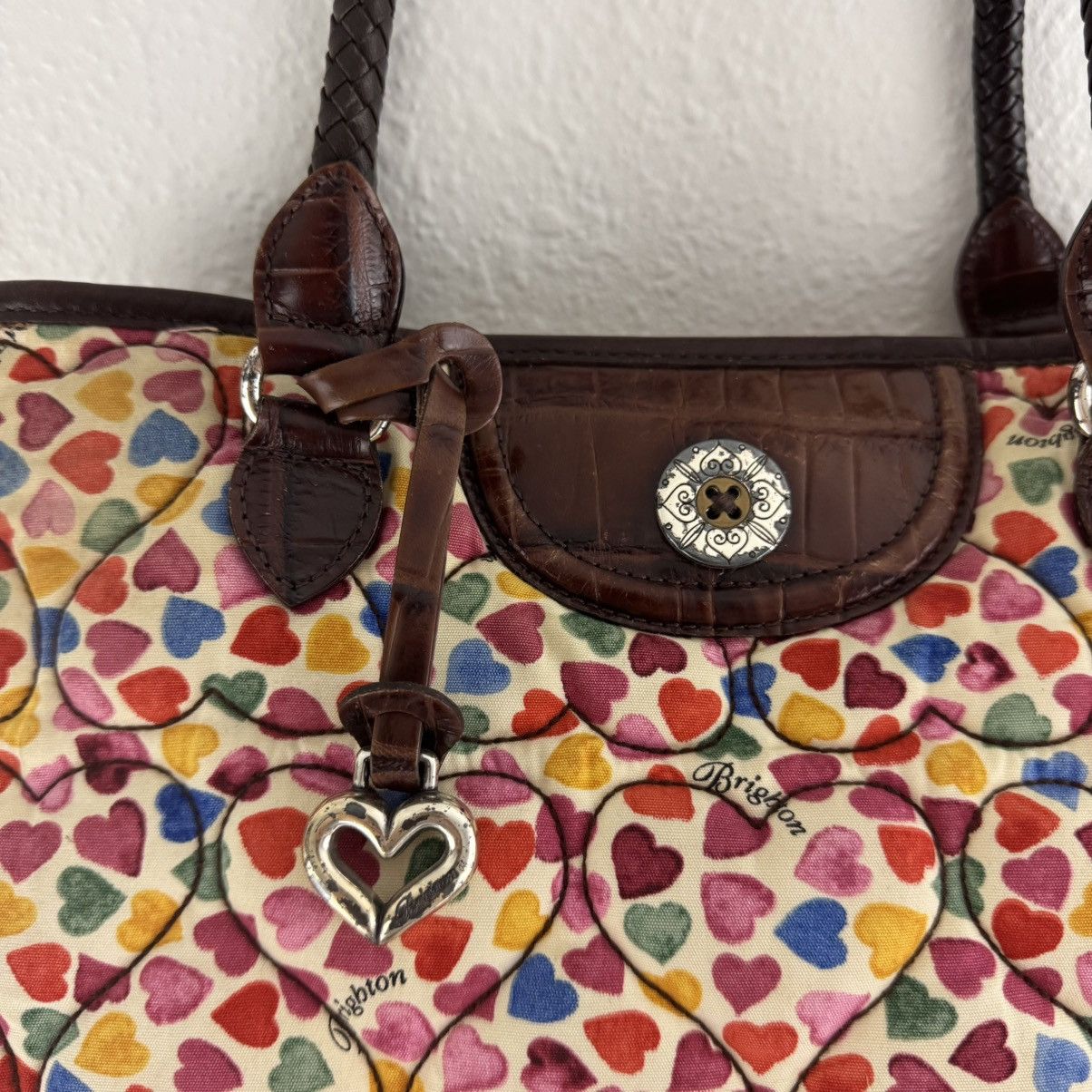 Brighton BRIGHTON Multicolor Heart To Heart Quilted Shoulder Purse Size ONE SIZE - 4 Thumbnail