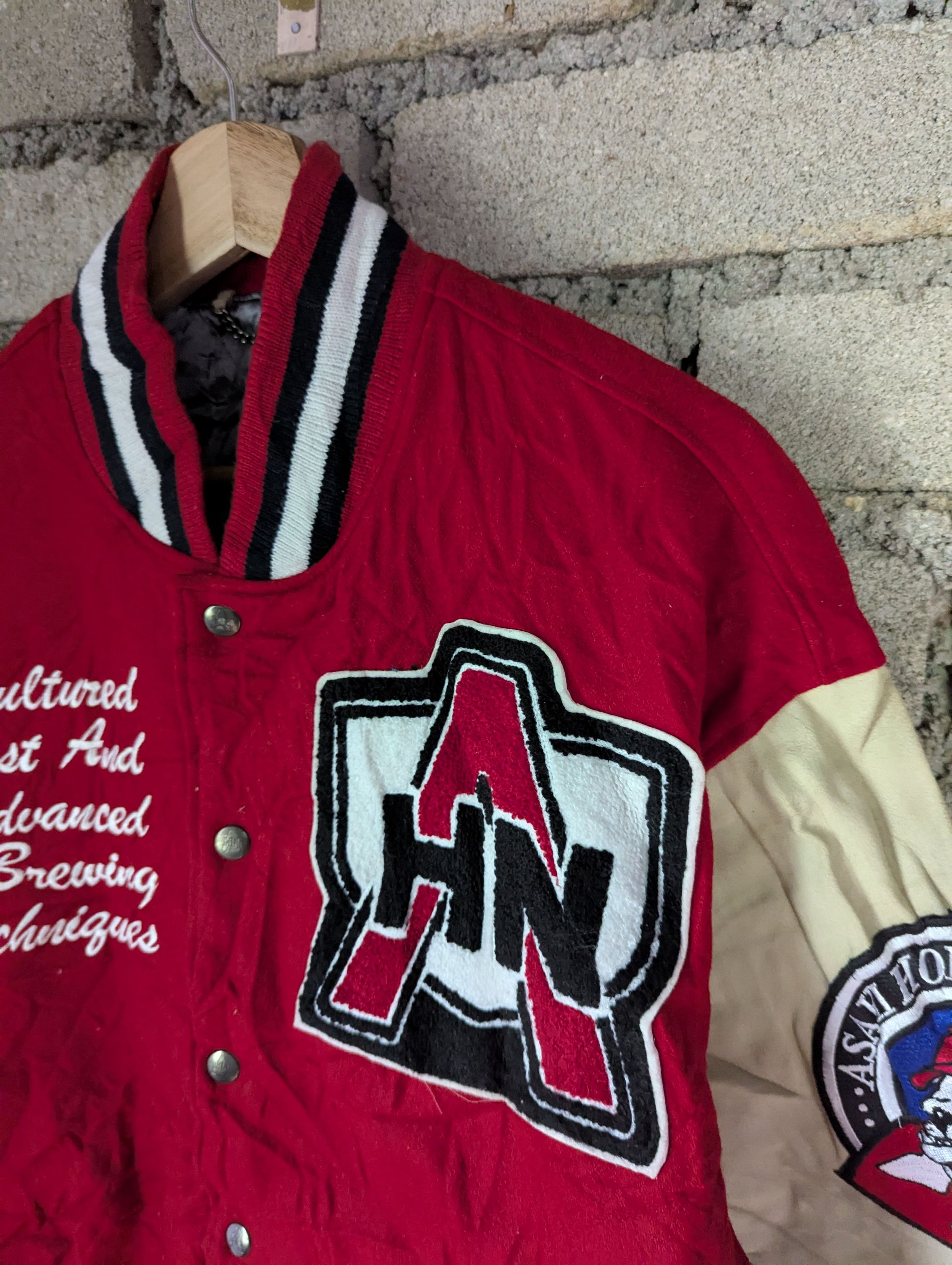 Japanese Brand × Vintage HN BOMBER JACKET POLYESTER SLEEVE Size US M / EU 48-50 / 2 - 7 Thumbnail