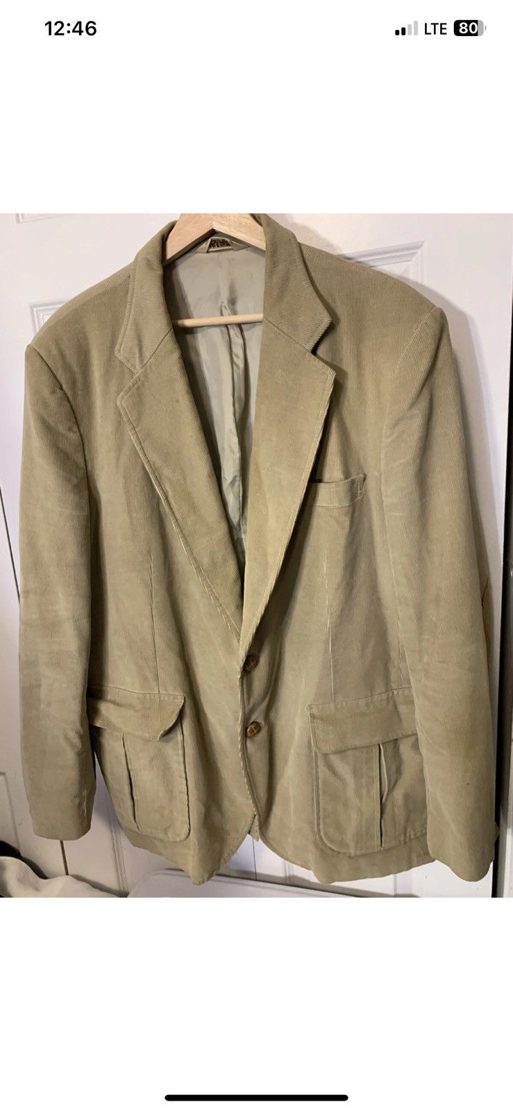 Other Vtg Cambridge Classics Mens 44R Corduroy Jacket Blazer Patch Size 44R - 5 Thumbnail