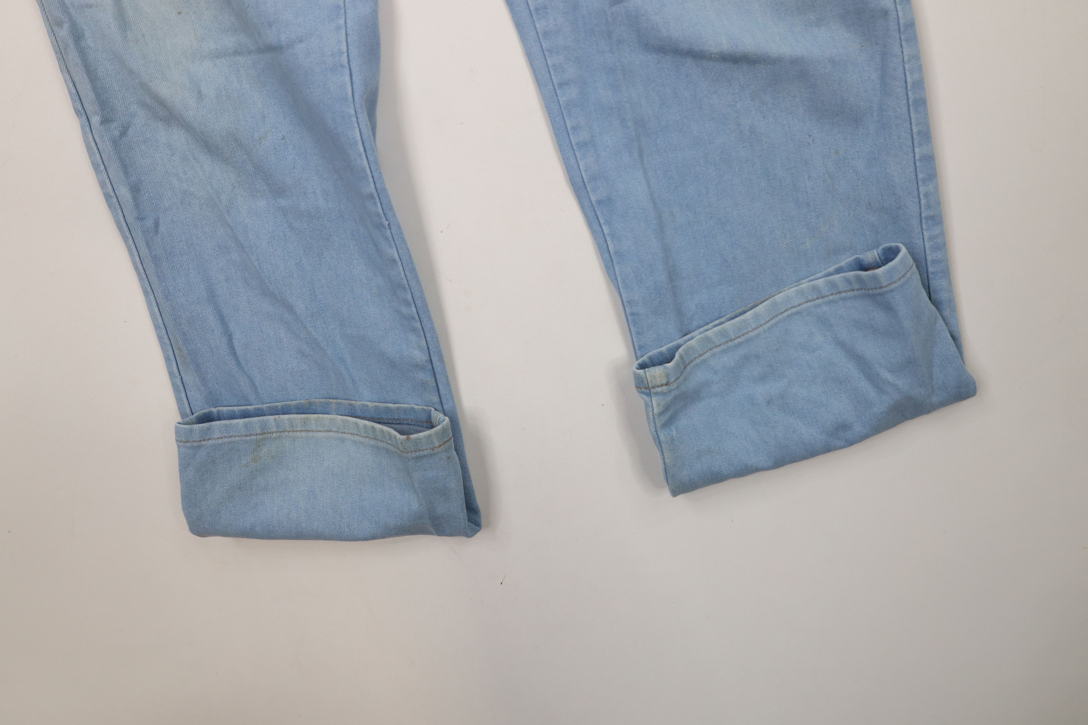 Lee × Vintage Vintage 90s Lee Distressed Straight Leg Denim Jeans Blue USA Size US 34 / EU 50 - 5 Thumbnail