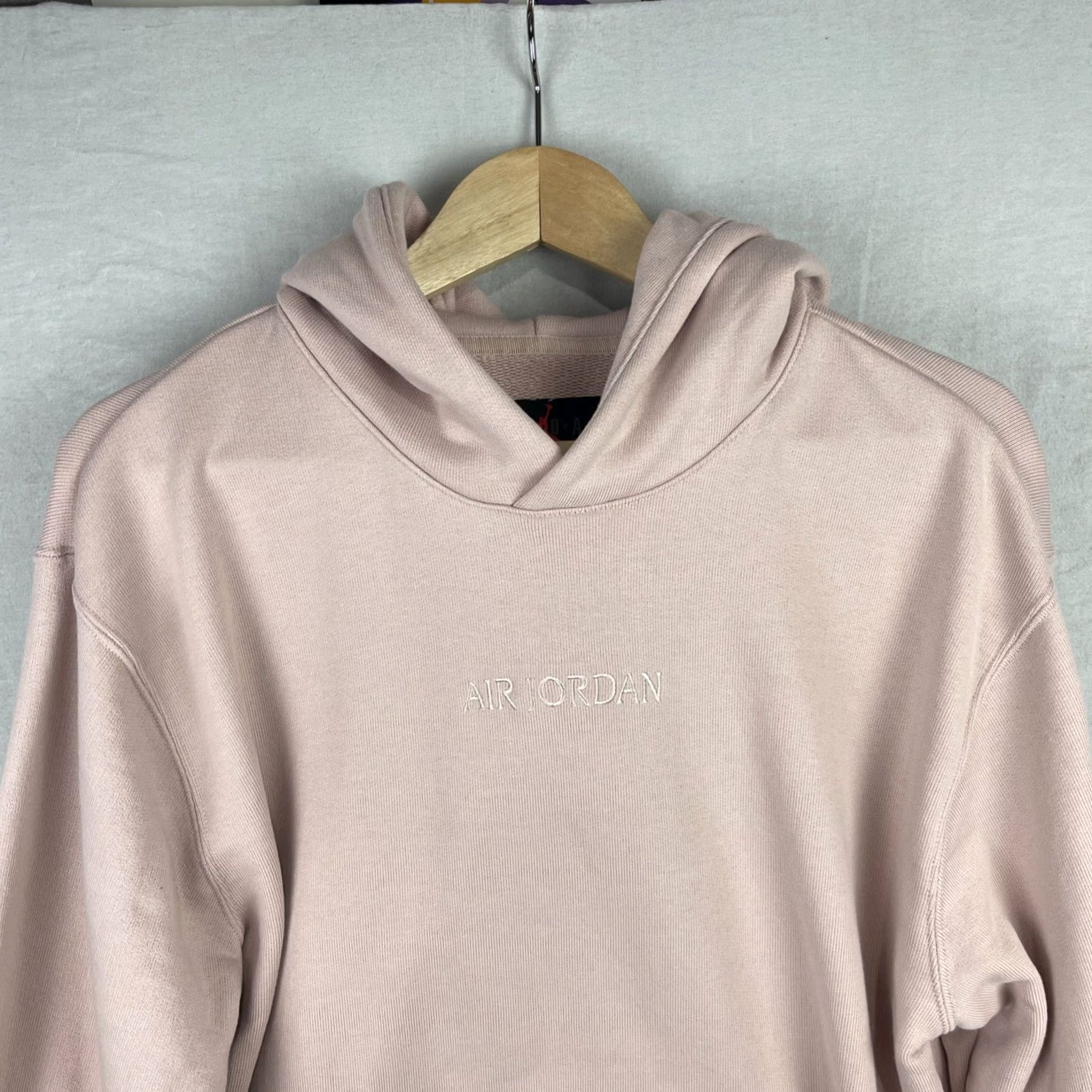 Jordan Brand Nike Air Jordan Hoodie Mens Small Light Coral Blush Heavyweight FZ3952-601 Sweatshirt Pullover Hoodie Size US S / EU 44-46 / 1 - 3 Thumbnail