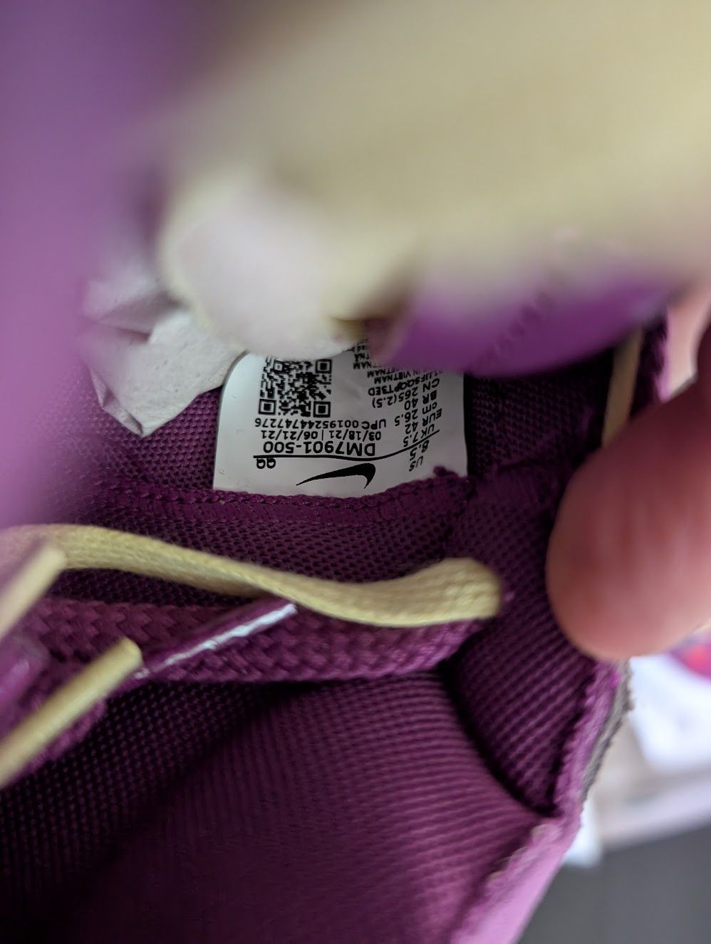 Kaws × Nike × Sacai Blazer 'Purple Dusk' Size US 8.5 / EU 41-42 - 5 Thumbnail