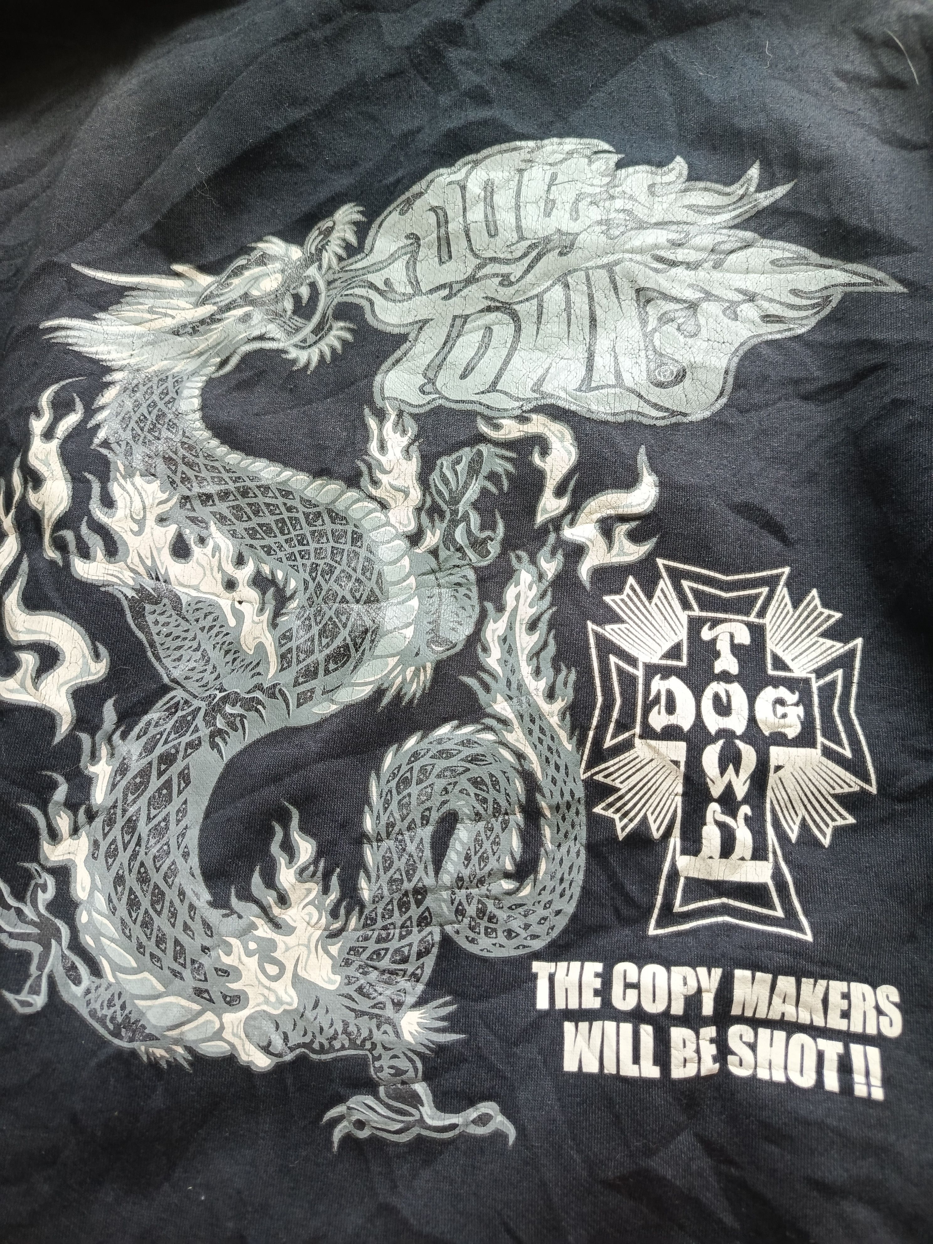 Dogtown Rare dogtown black dragon side tape hoodie Size US XL / EU 56 / 4 - 2 Thumbnail