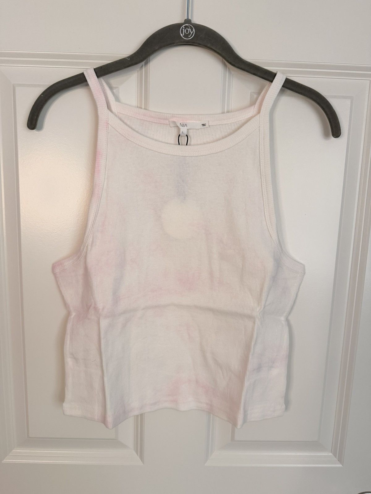 Other Nia pink tie dye ribbed cotton tank size L new with tags Size L / US 10 / IT 46 - 1 Thumbnail