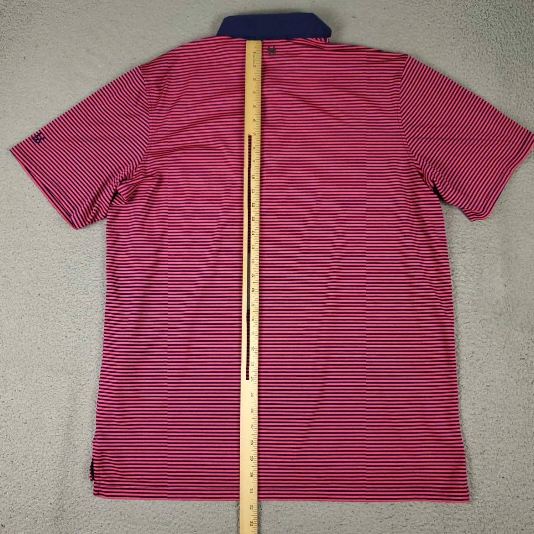 Vintage Greyson Polo Shirt Mens XL Striped Pink Blue Short Sleeve Polo Shirt XL Mens Greyson Polo Shirt Size US XL / EU 56 / 4 - 5 Thumbnail