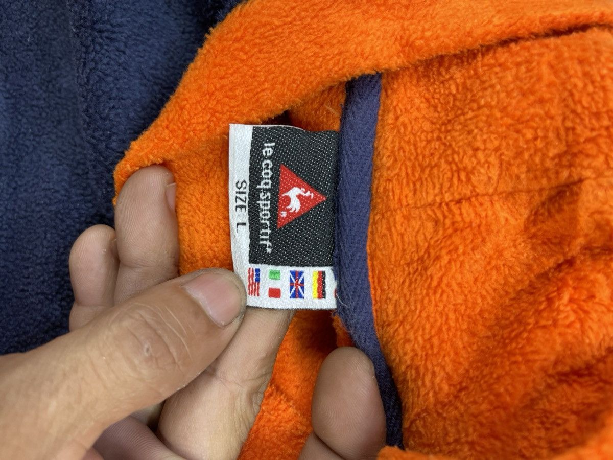 Le Coq Sportif Vtg Le Coq Sportif Color Block Fleece Sweaters Size US L / EU 52-54 / 3 - 11 Thumbnail
