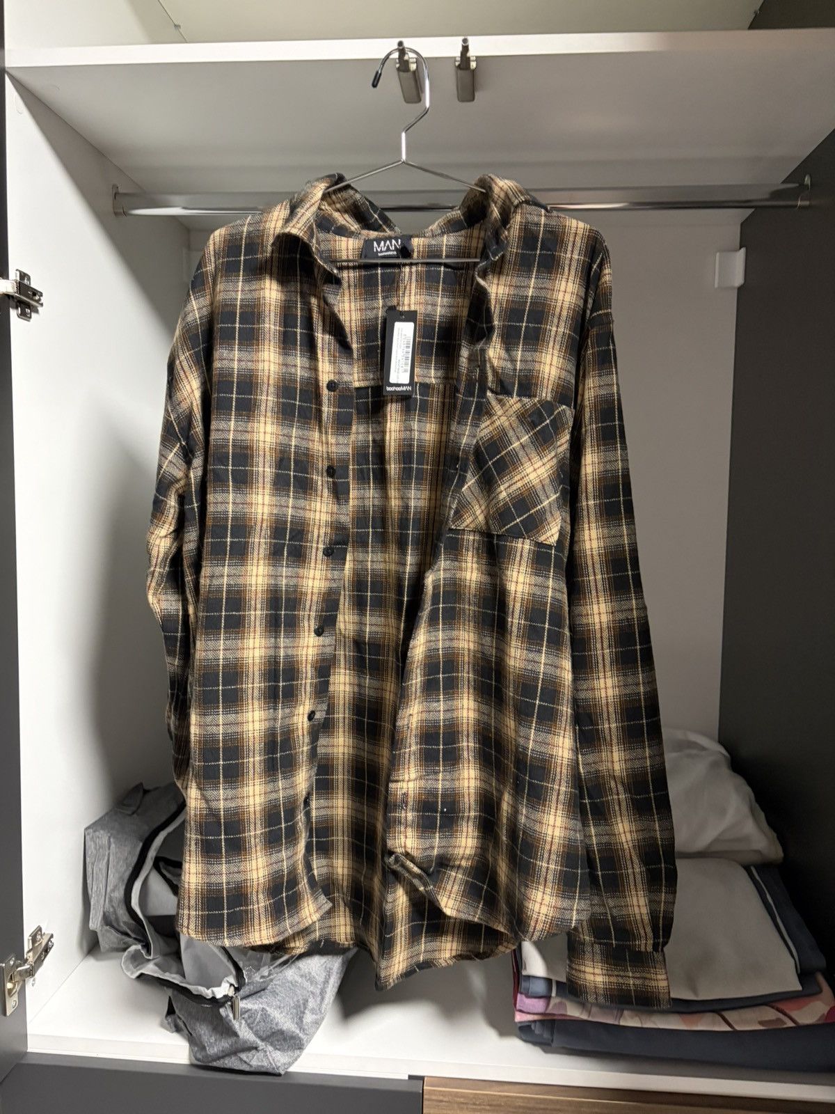Boohoo BOOHOO MEN FLANNEL Size US M / EU 48-50 / 2 - 2 Thumbnail
