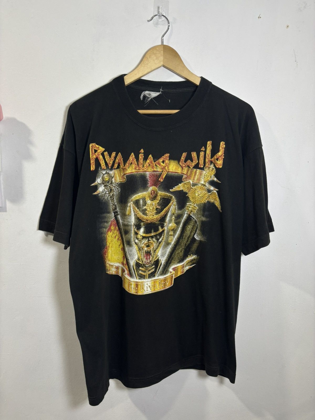 Band Tees × Vintage Vintage Running Wild Tshirt Size US XL / EU 56 / 4 - 1 Thumbnail