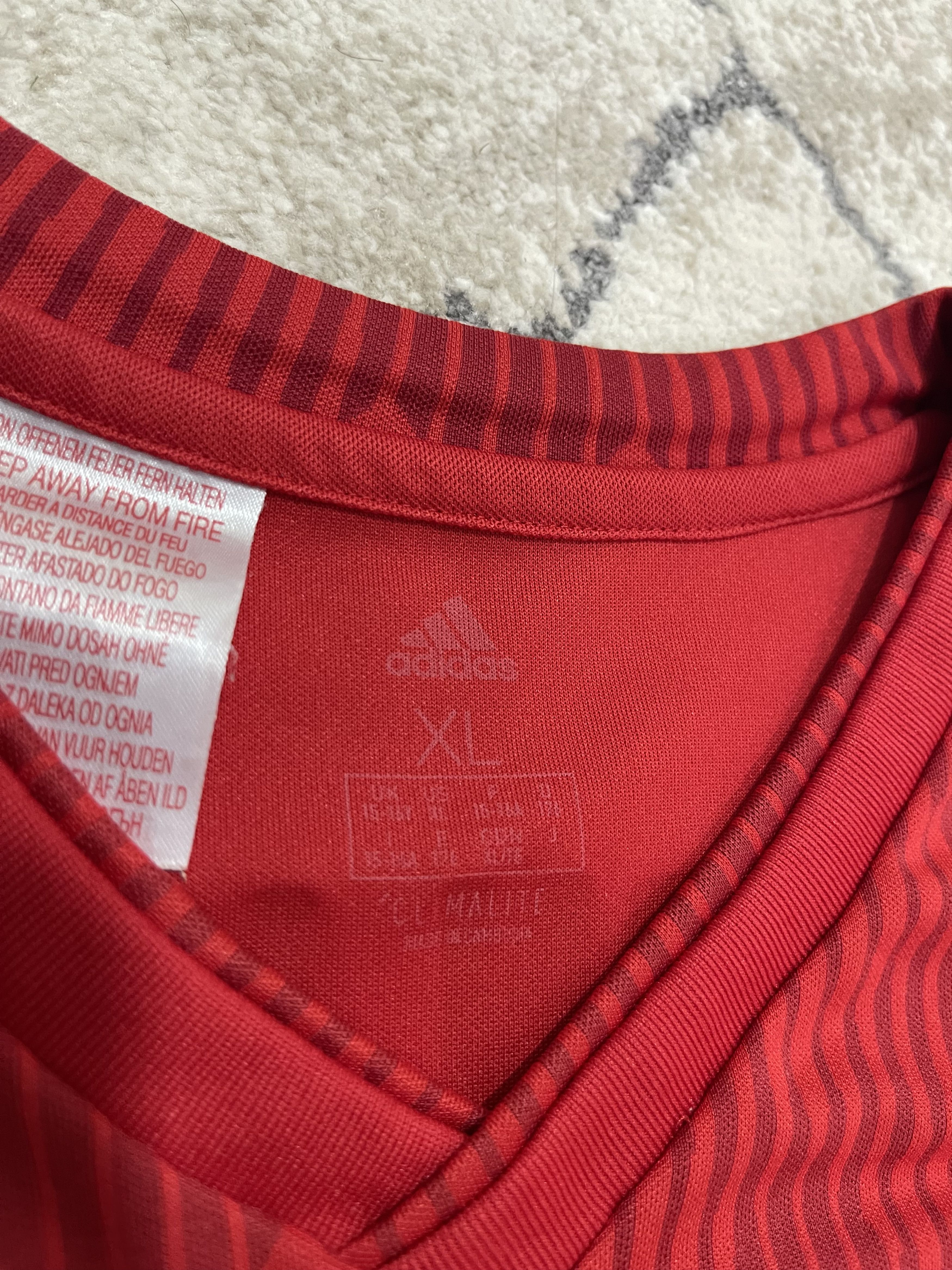 Adidas Adidas Bayern Munich Kids XL 2018/19 Tolisso #24 Red Size US S / EU 44-46 / 1 - 7 Thumbnail