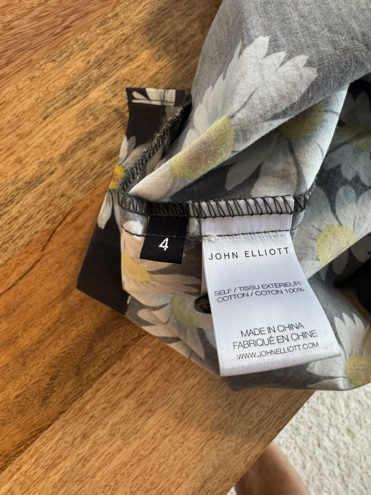 John Elliott John Elliot Flower Shirt Size US L / EU 52-54 / 3 - 4 Thumbnail