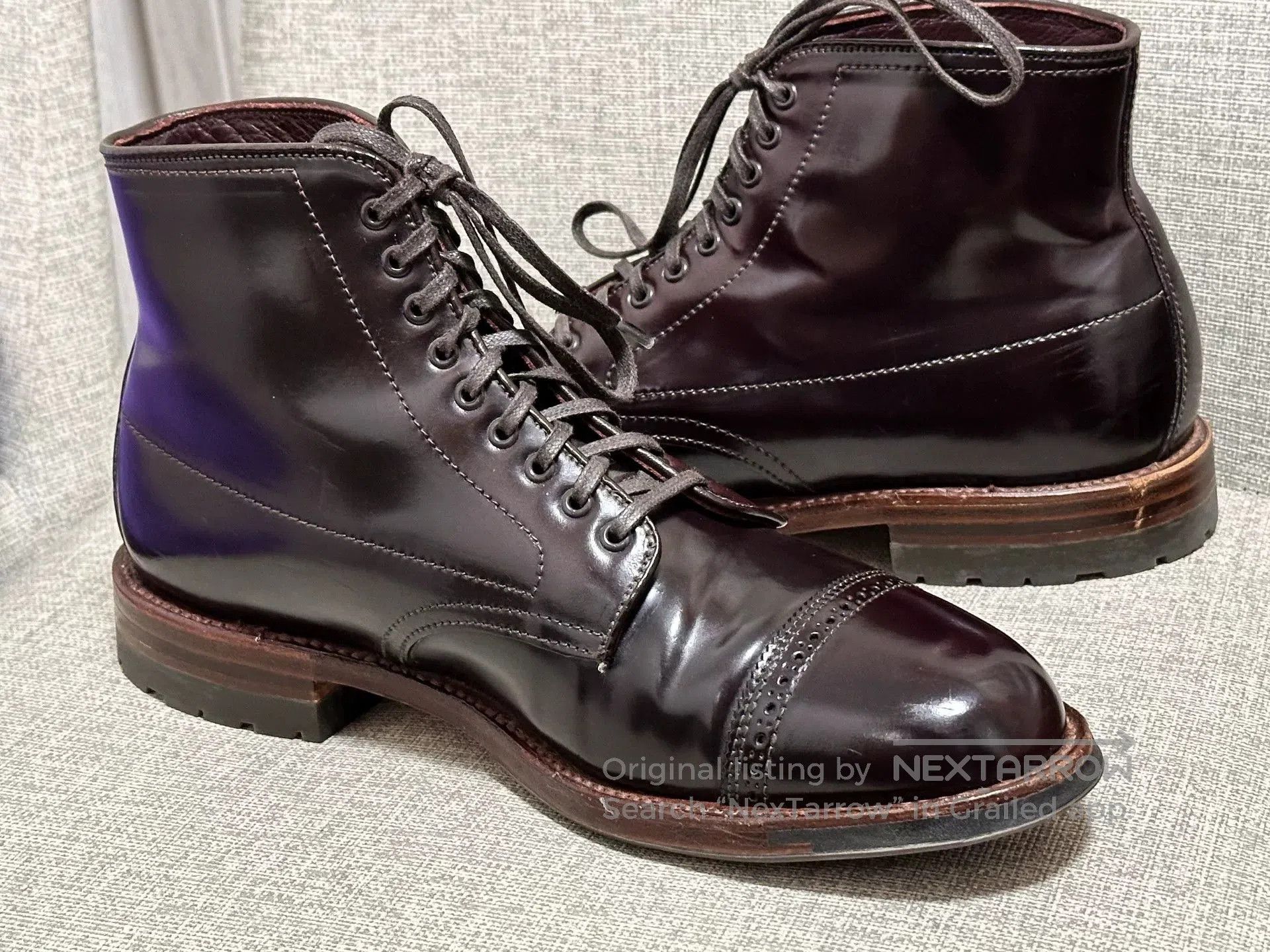 Alden Alden Shell Cordovan Jumper Captoe. Size US 7.5 / EU 40-41 - 4 Thumbnail