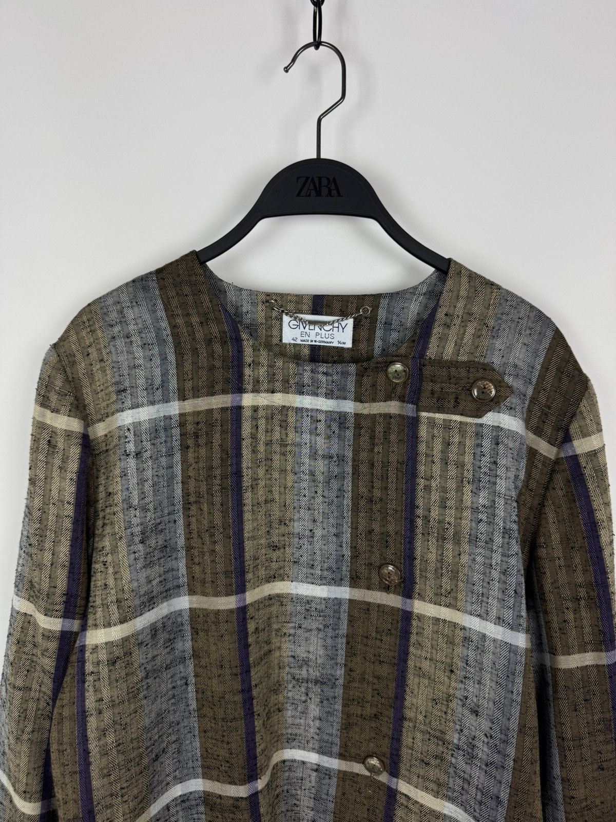 Givenchy 1990’s Vintage Givenchy En Plus Striped Jacket Size M / US 6-8 / IT 42-44 - 4 Thumbnail