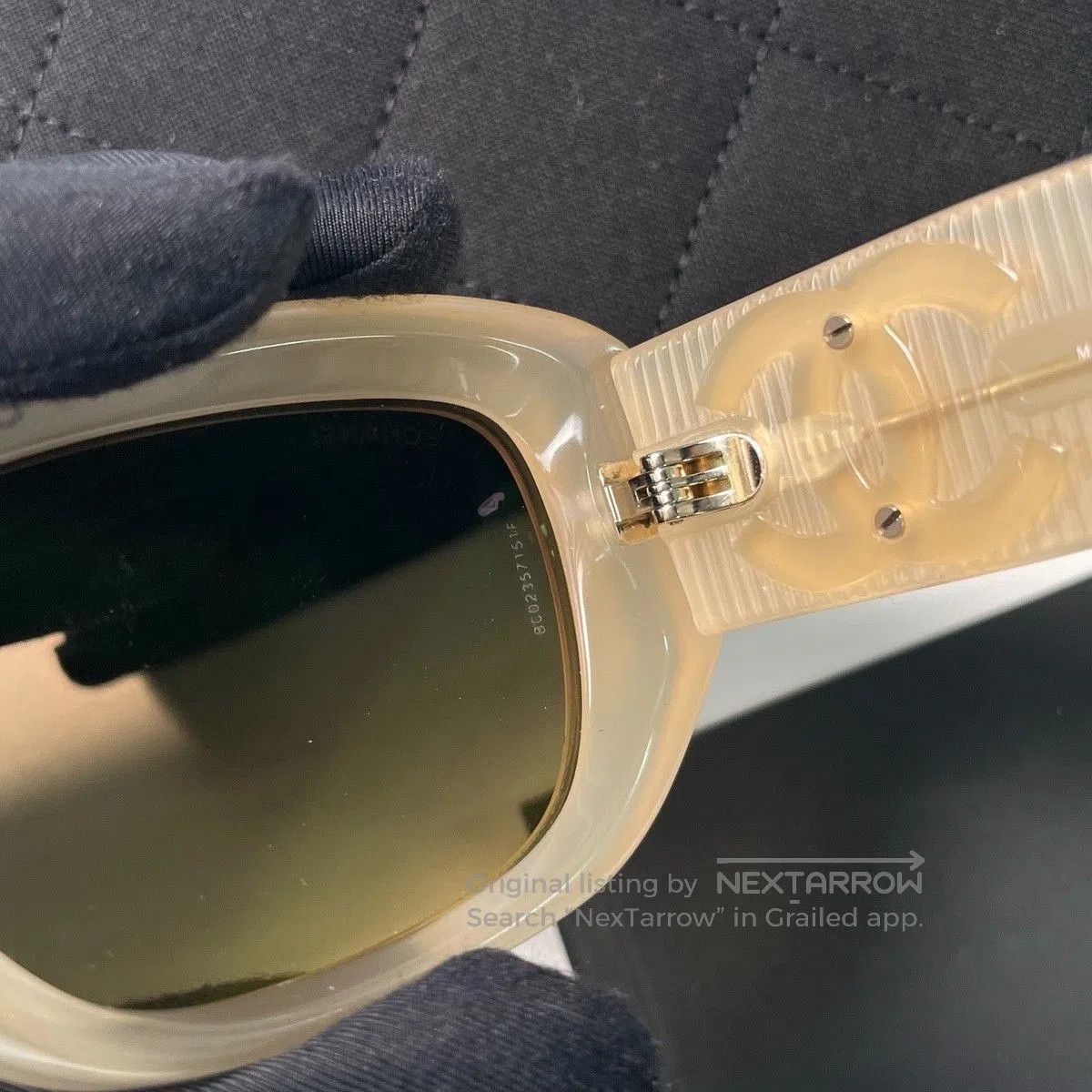 Chanel Chanel Brown Rectangular Sunglasses. Size ONE SIZE - 6 Thumbnail