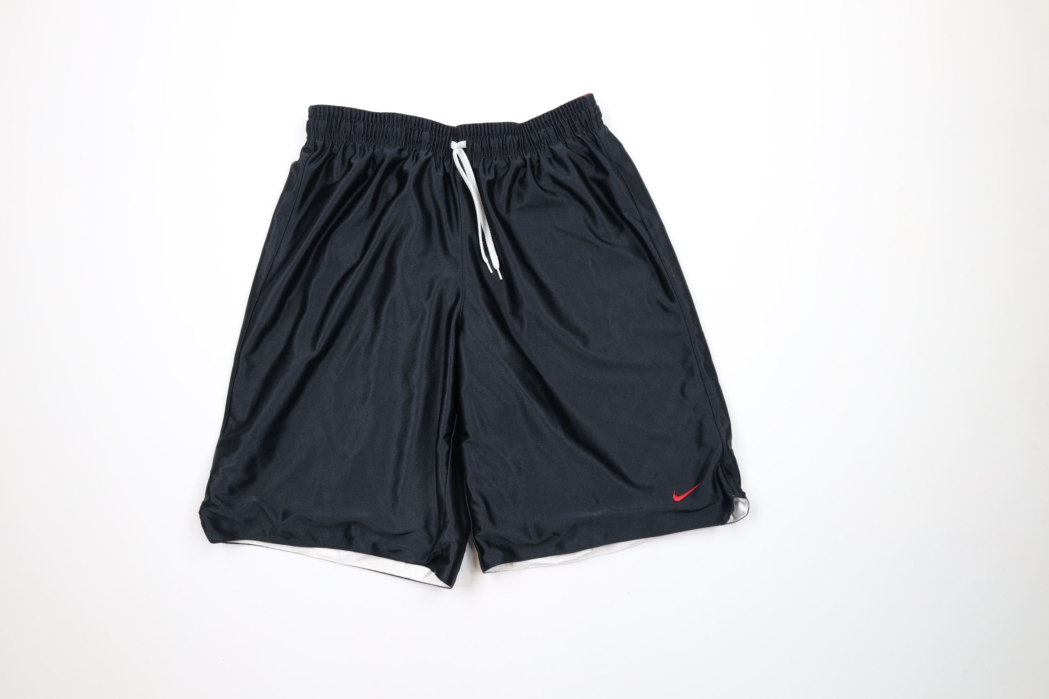 Nike × Vintage Vintage 90s Nike Mini Swoosh Reversible Basketball Shorts Size US 34 / EU 50 - 10 Thumbnail
