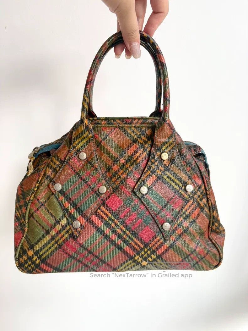 Vivienne Westwood Vivienne Westwood size os Vintage Patchwork Plaid Bowling H Size ONE SIZE - 1 Thumbnail