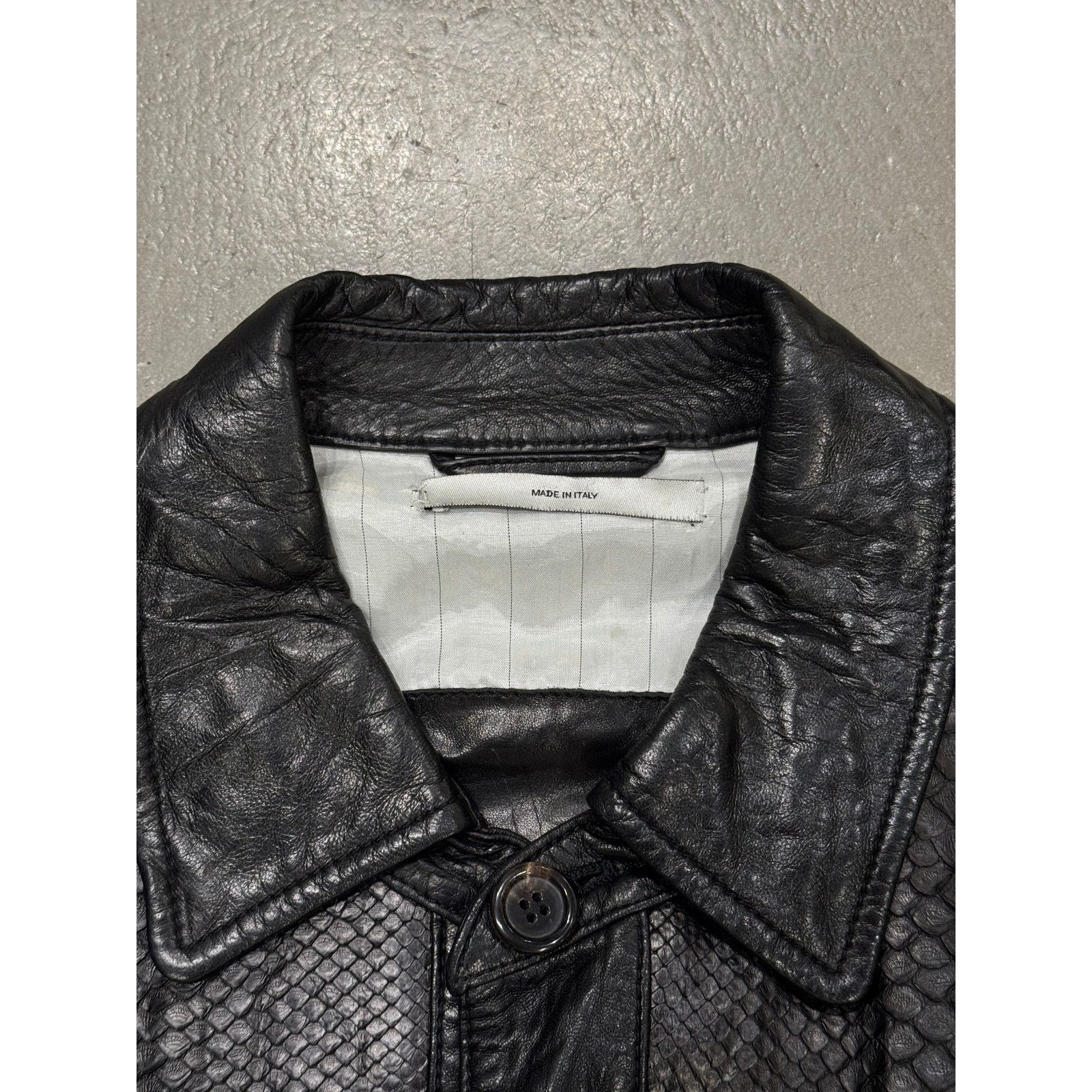Saint Laurent Paris 2000s Yves Saint Laurent by Tom Ford python bomber jacket Size US S / EU 44-46 / 1 - 6 Thumbnail