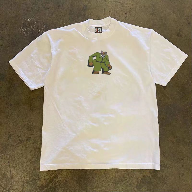 Japanese Brand × Vintage Cartoon green giant print casual retro tee Size US L / EU 52-54 / 3 - 1 Thumbnail