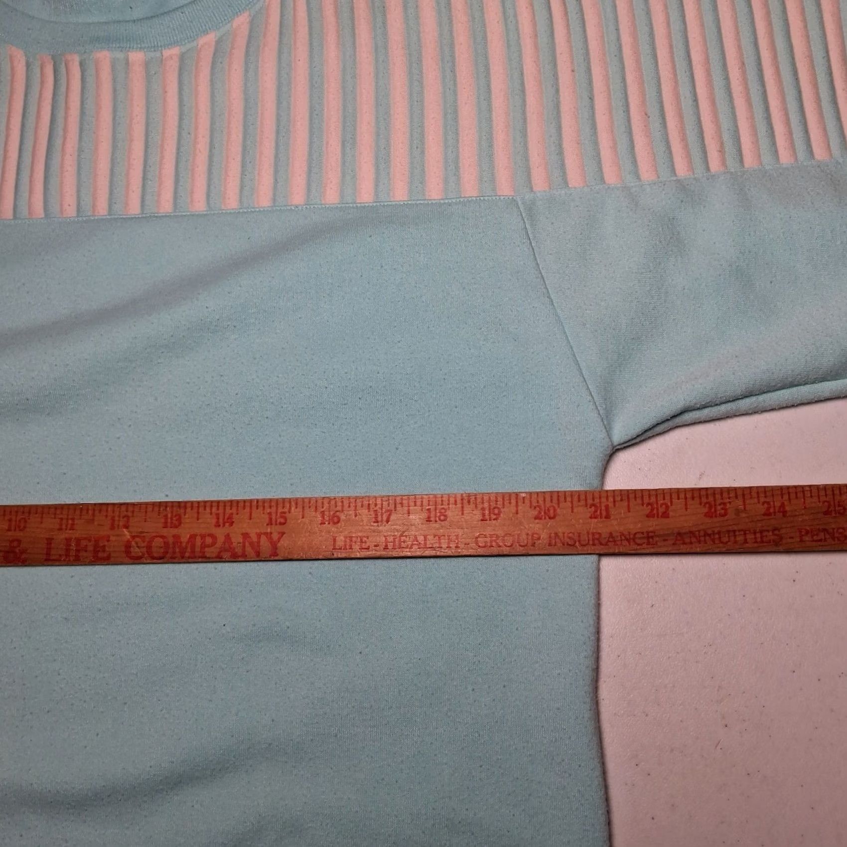 Vintage VINTAGE Apres Sport Sweatshirt Women L Blue Pink Ribbed Crewneck Retro Striped Ski Winter Fall Spring Athletic Casual Pullover Formal Read Size L / US 10 / IT 46 - 6 Thumbnail