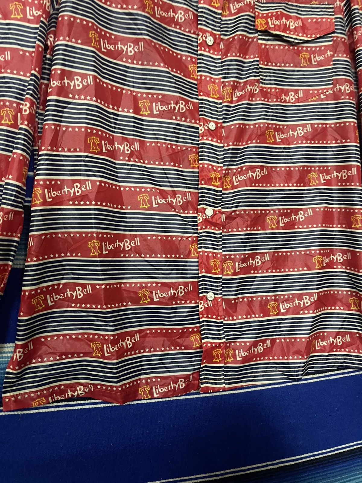 Liberty × Vintage 🔥Vintage LIBERTY BELL SKI WEAR Fullprint Button Up Shirt Size US M / EU 48-50 / 2 - 5 Thumbnail