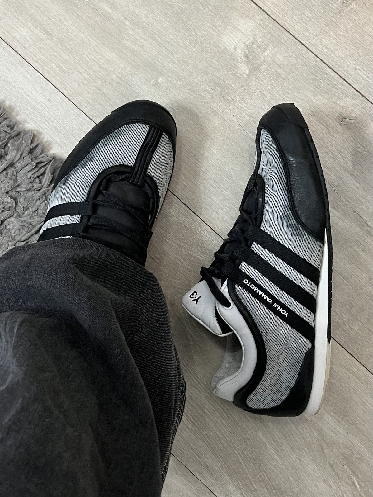 Yohji Yamamoto 🔥00's Adidas Yohji Yamamoto Y-3 Vintage Y2k Sneakers Size US 8.5 / EU 41-42 - 7 Thumbnail