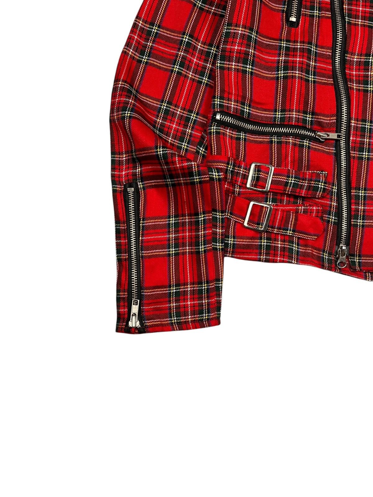Kris Van Assche Ramones Style Kris Van Assche Bikers Jacket Tartan Size US S / EU 44-46 / 1 - 6 Thumbnail