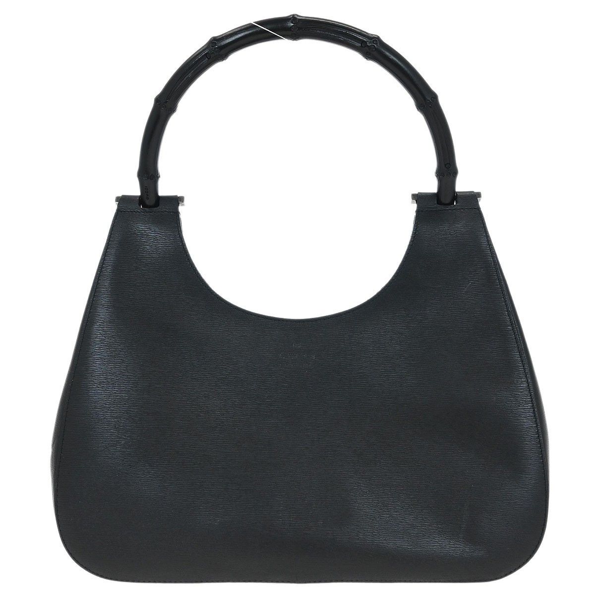 Gucci Gucci Vintage Bamboo Handle Bag Leather Size ONE SIZE - 1 Thumbnail