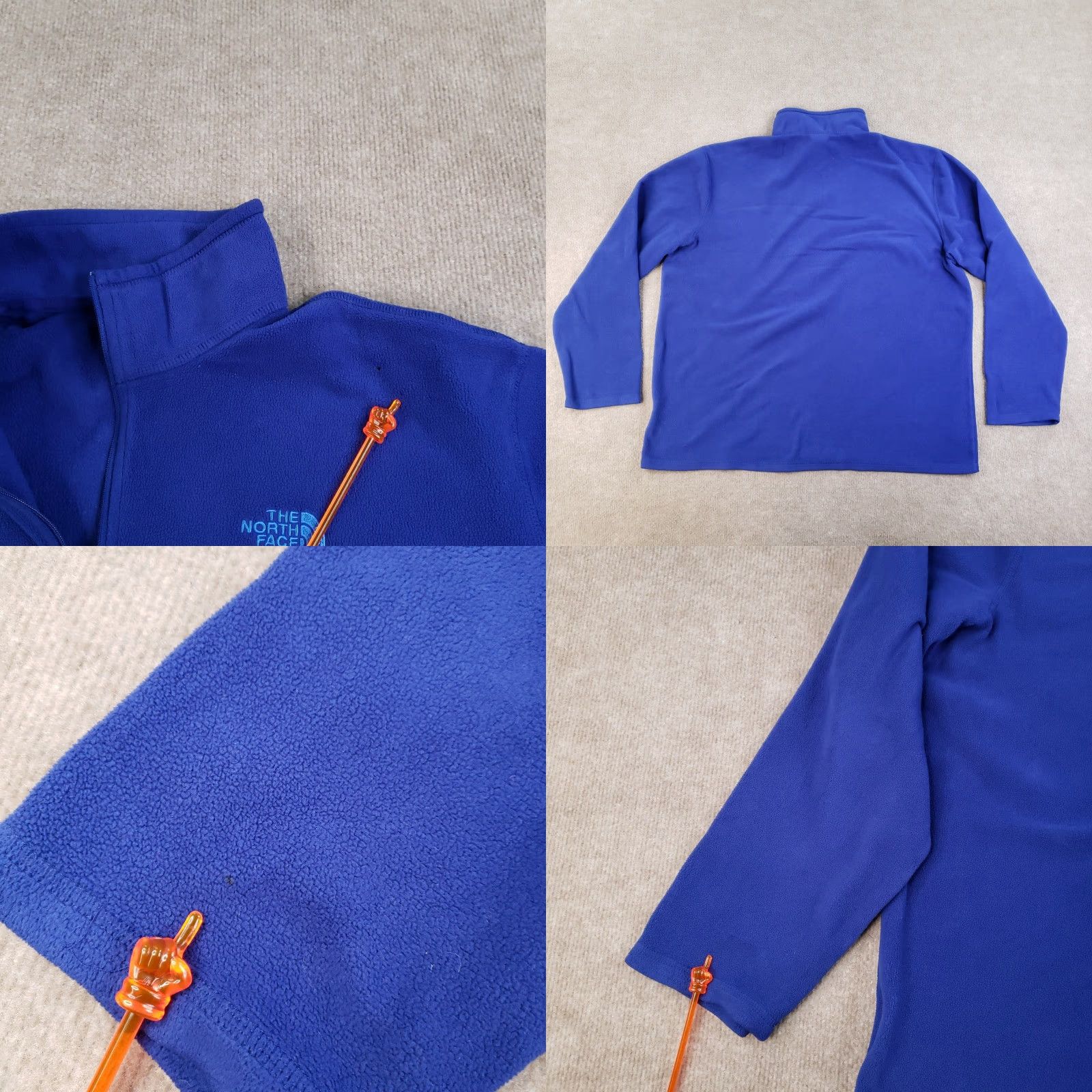 The North Face The North Face Sweatshirt Men XL Blue Fleece 1/4 Zip Outdoor Pullover Lightweight ZZ Size US XL / EU 56 / 4 - 9 Thumbnail