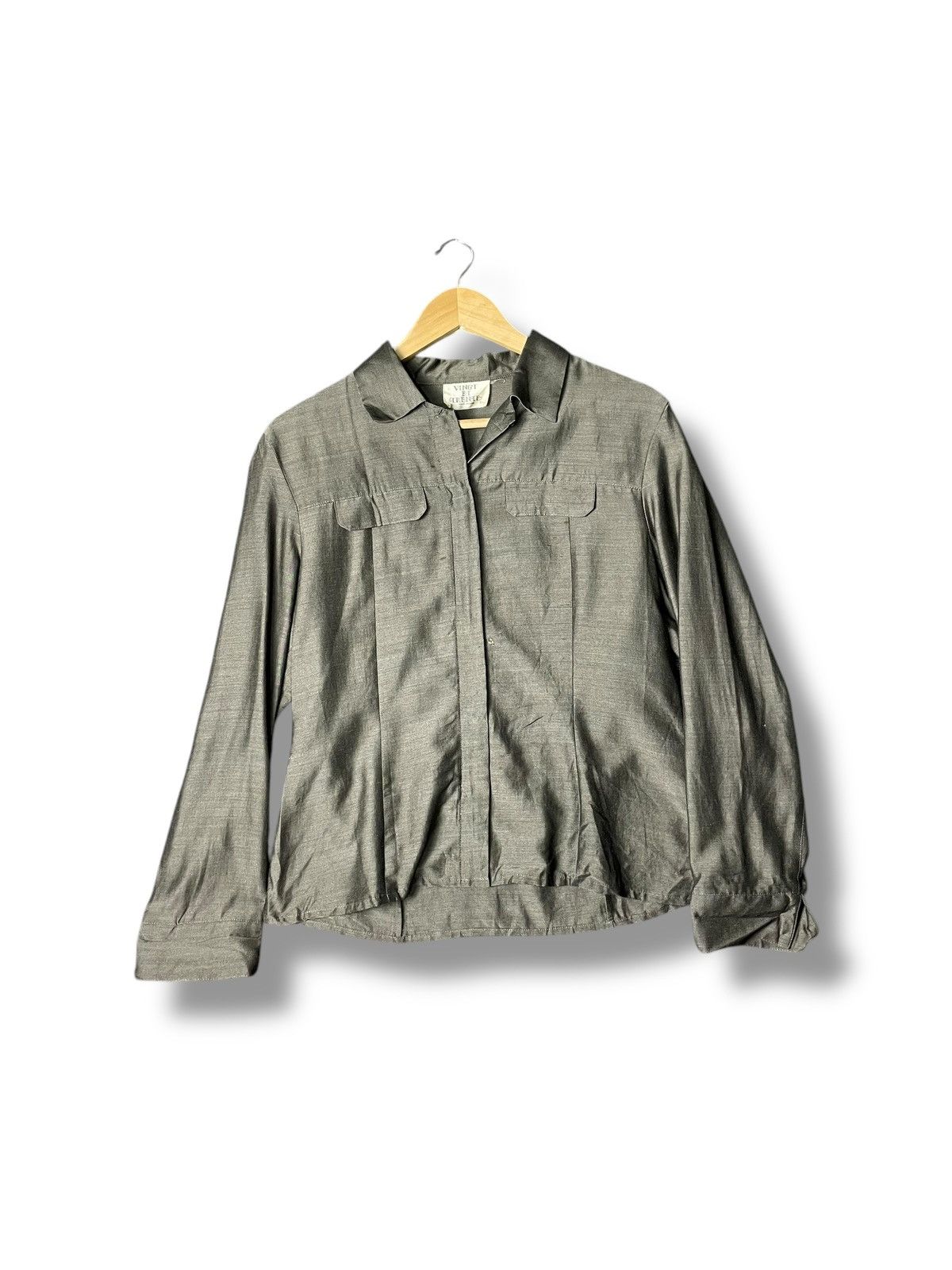 Designer × Japanese Brand × Vintage VINGT ET TRENTE x Japanese Brand Button Ups Shirt(40) Size US S / EU 44-46 / 1 - 1 Thumbnail