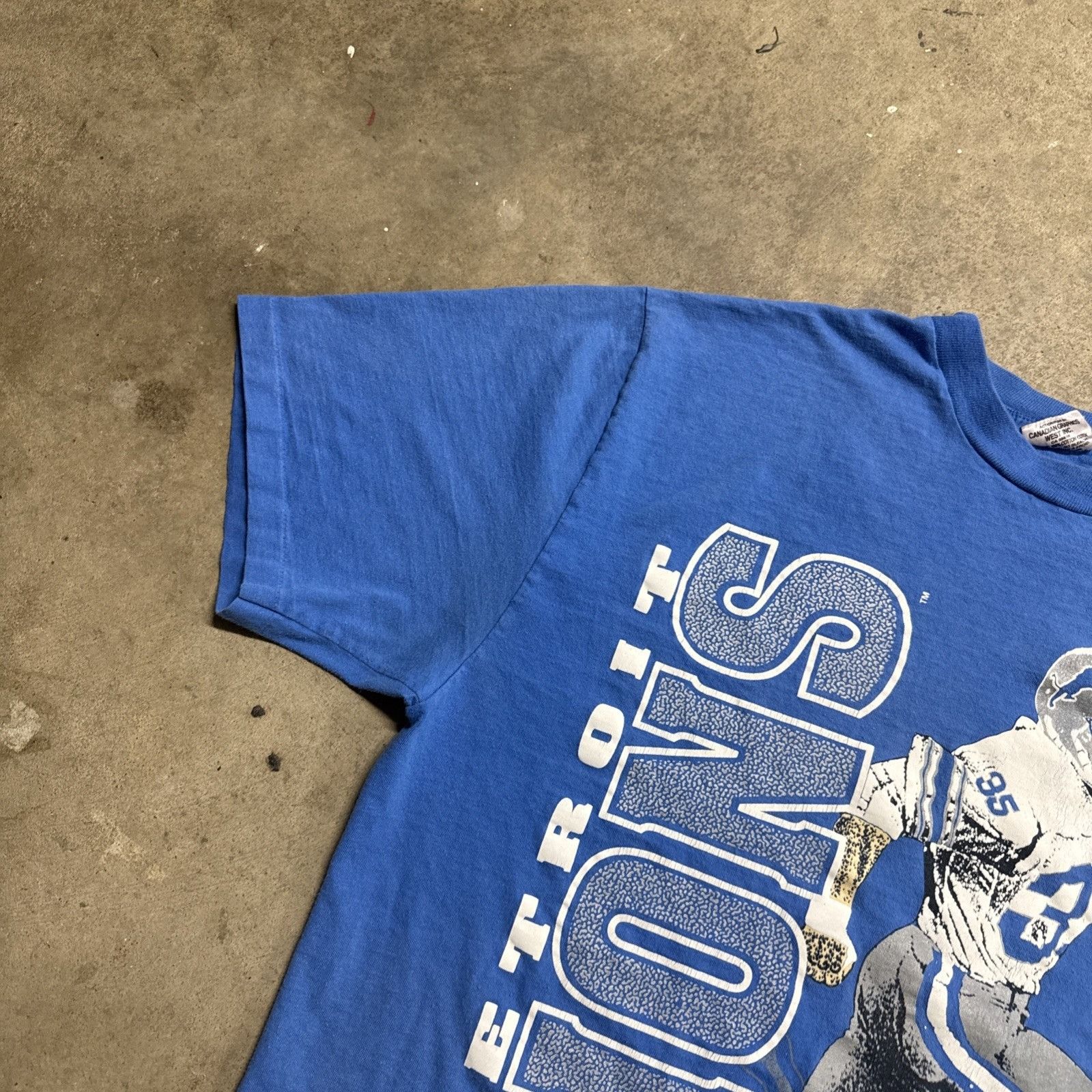 NFL Vintage Detroit Lions Shirt Mens Large Blue 90s Football NFL Size US L / EU 52-54 / 3 - 5 Thumbnail