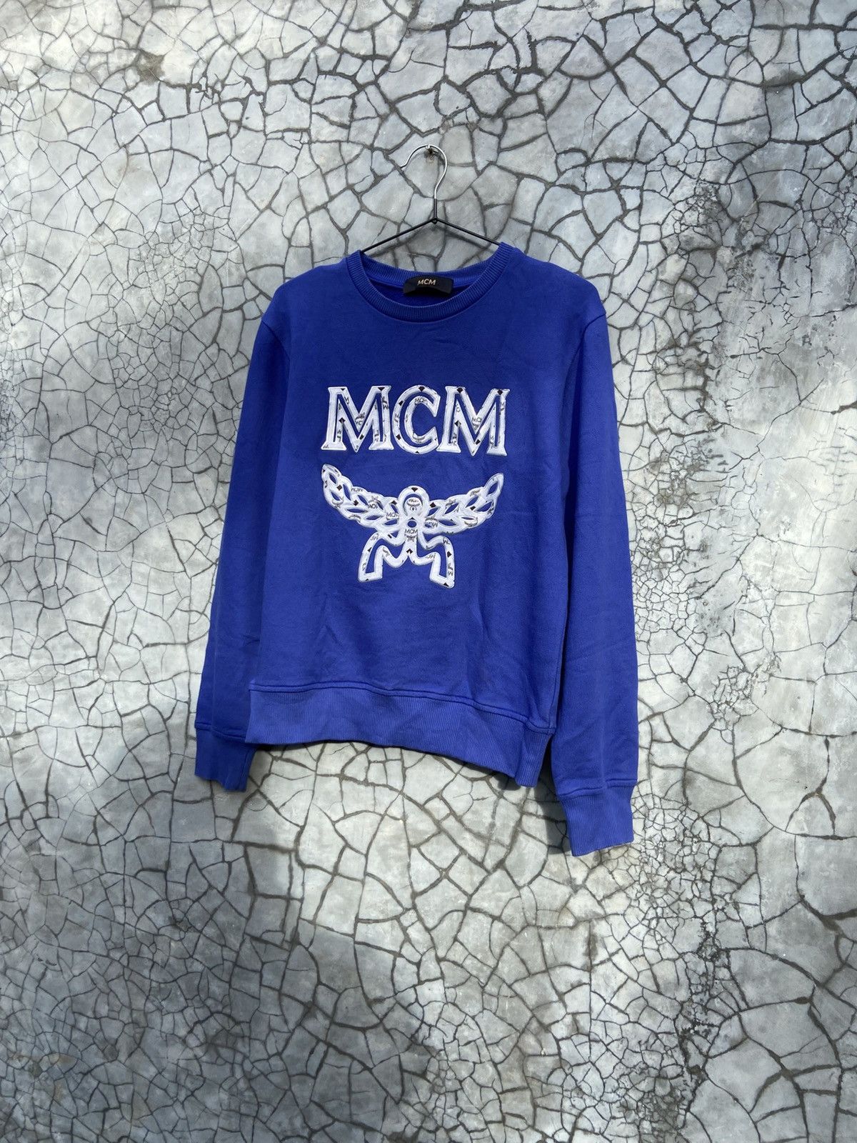 MCM MCM Luxury Metallic Logo Silver Winged Emblem Sweatshirts Size US S / EU 44-46 / 1 - 3 Thumbnail