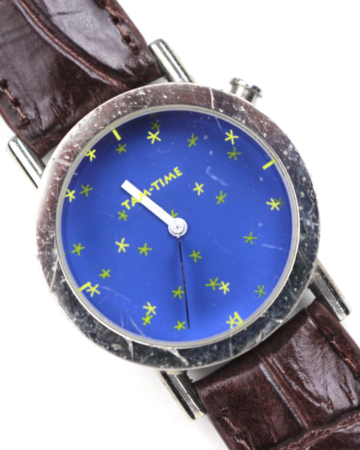 Hysteric Glamour SIN “TAM-TIME” STARFIELD DIAL WATCH – BROWN CROCO STRAP Size ONE SIZE - 4 Thumbnail