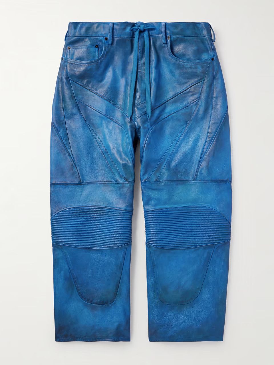 Balenciaga o1la1rc1a0325 Biker Baggy Pant in Blue Size US 32 / EU 48 - 1 Thumbnail