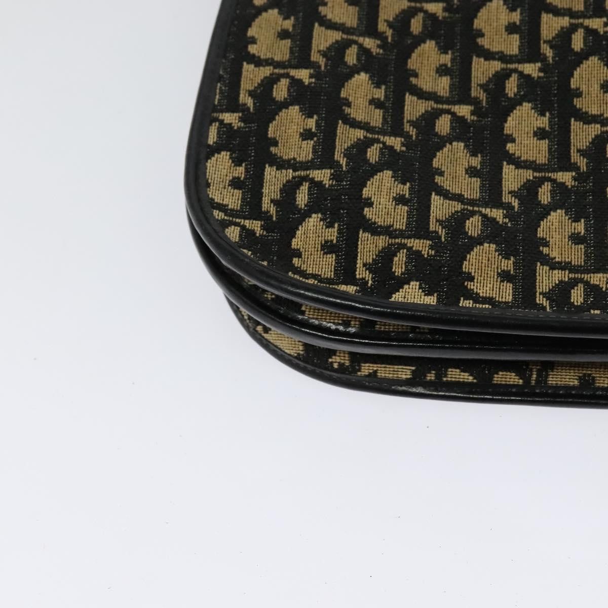 Dior DIOR Trotter Canvas Shoulder Bag Navy Gold Size ONE SIZE - 16 Thumbnail